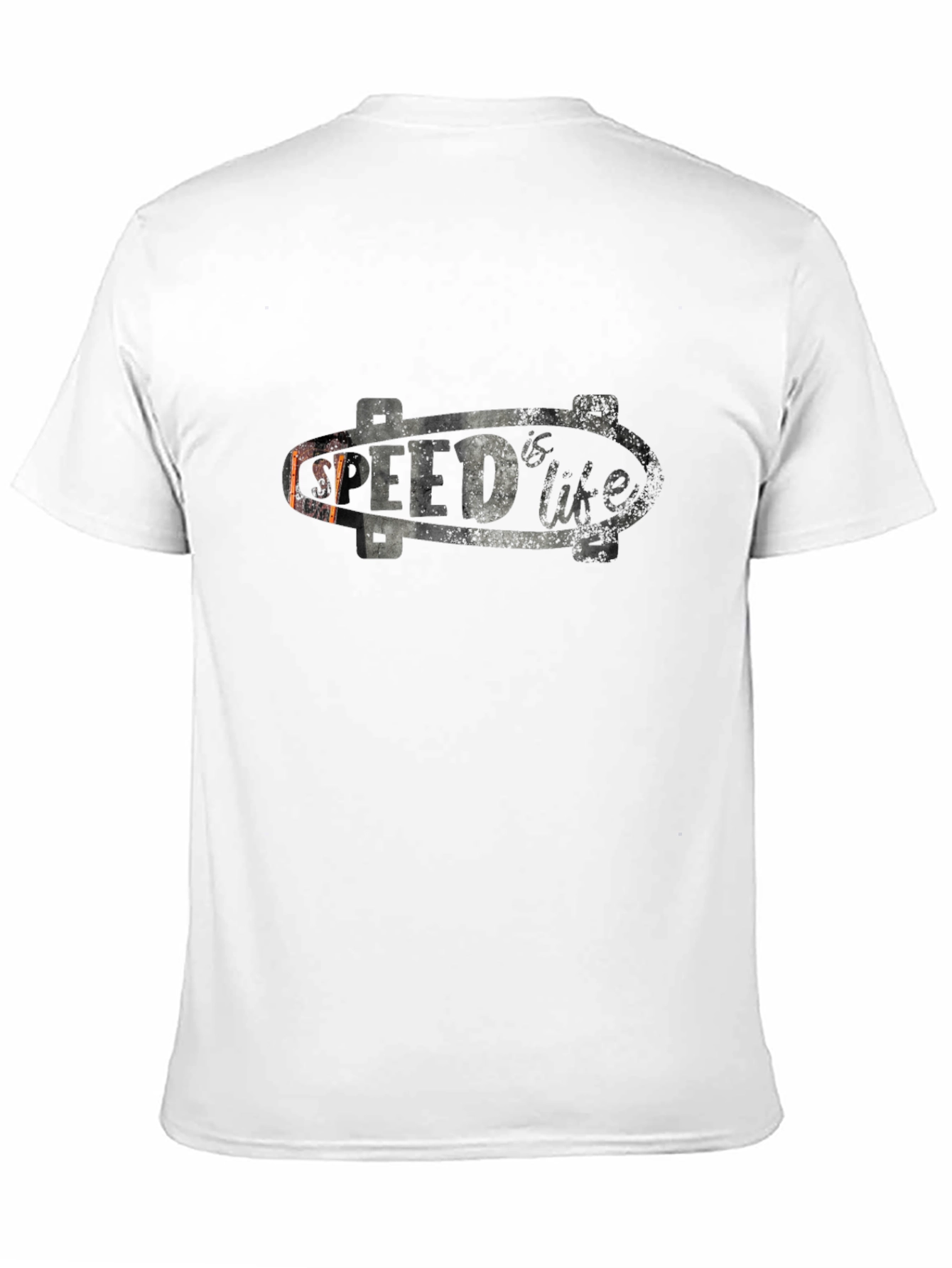 Skateboard Graphic Black T-Shirt