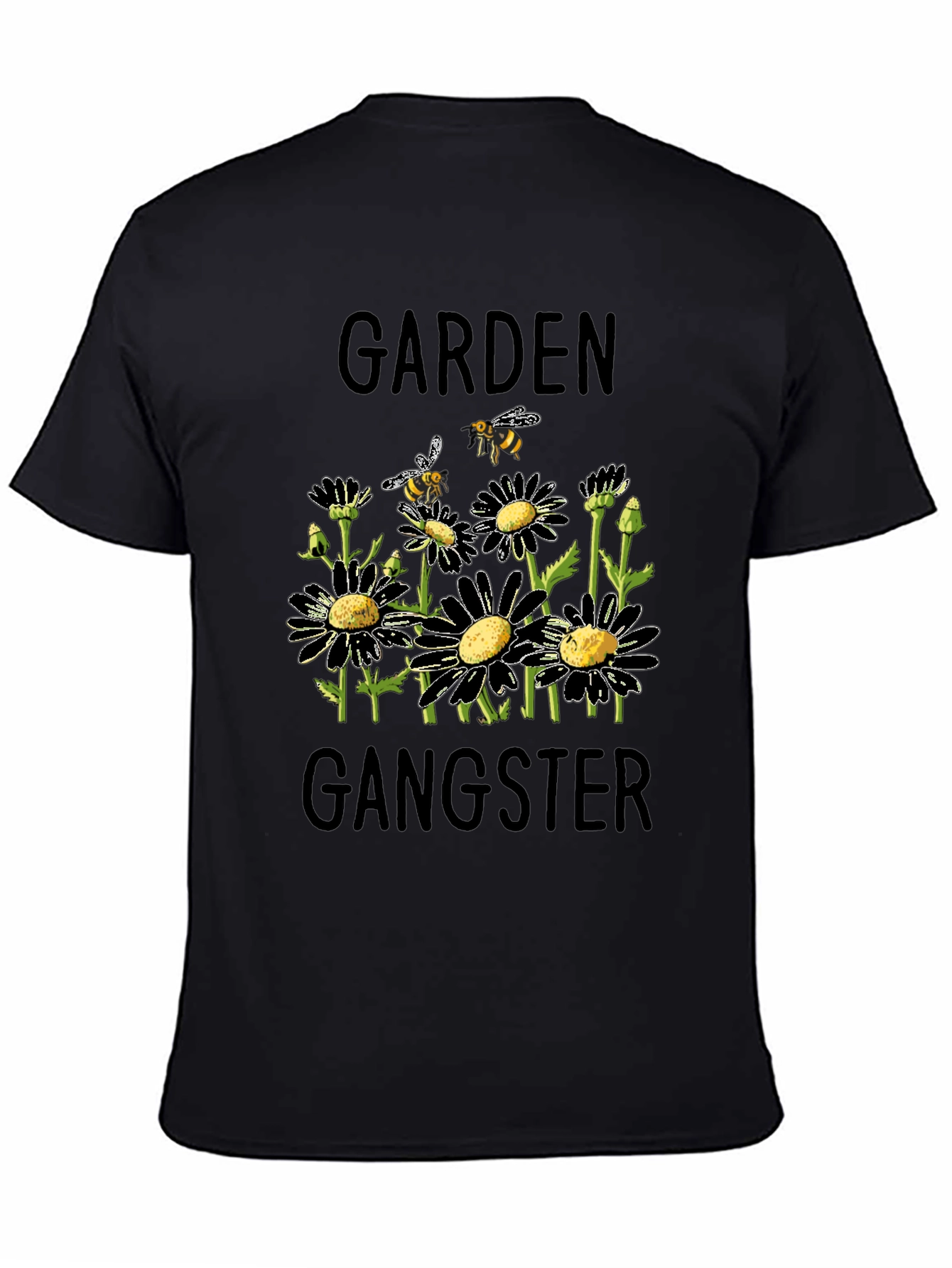 Garden Gangster Black T-Shirt