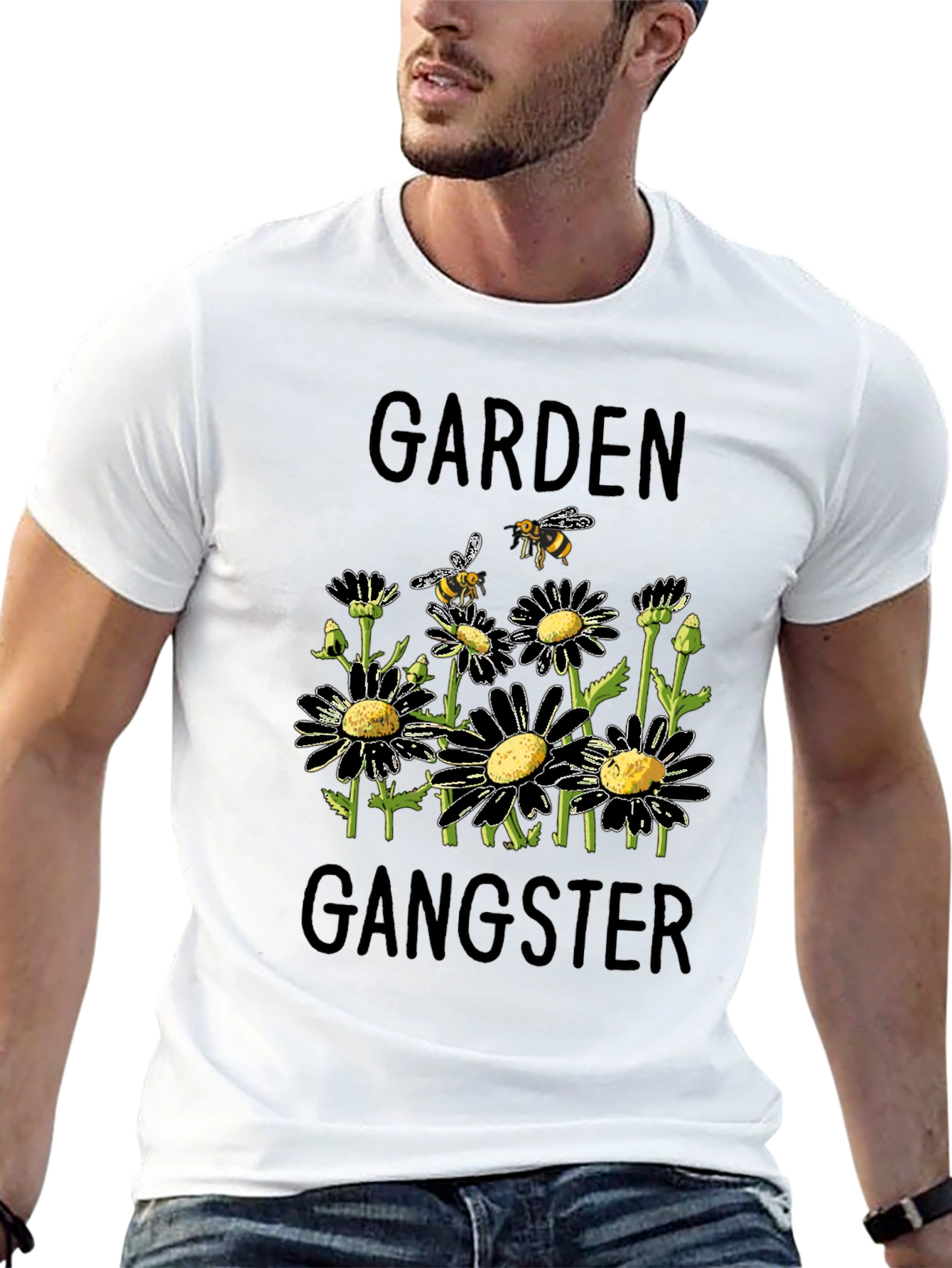 Garden Gangster Black T-Shirt