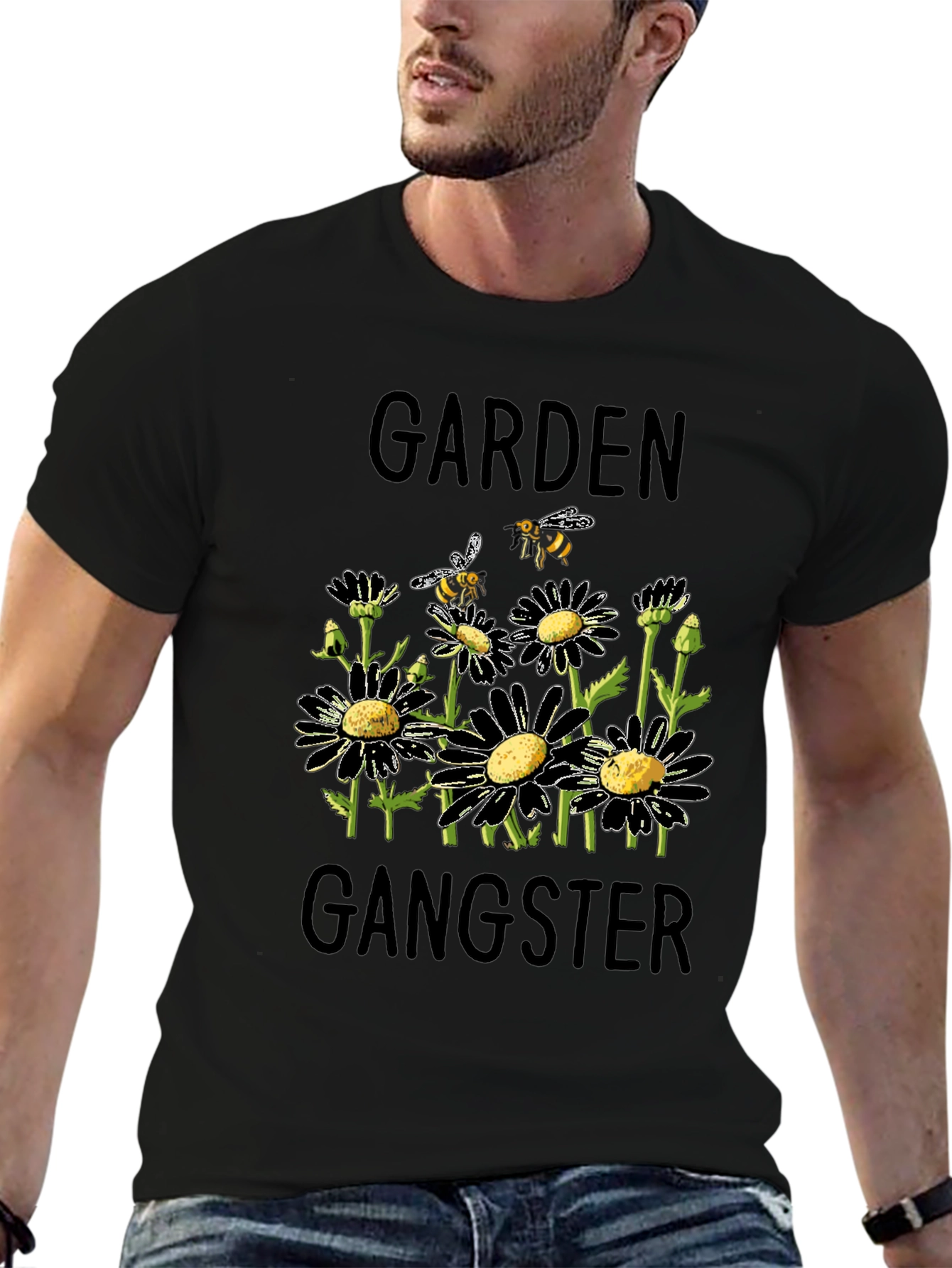 Garden Gangster Black T-Shirt