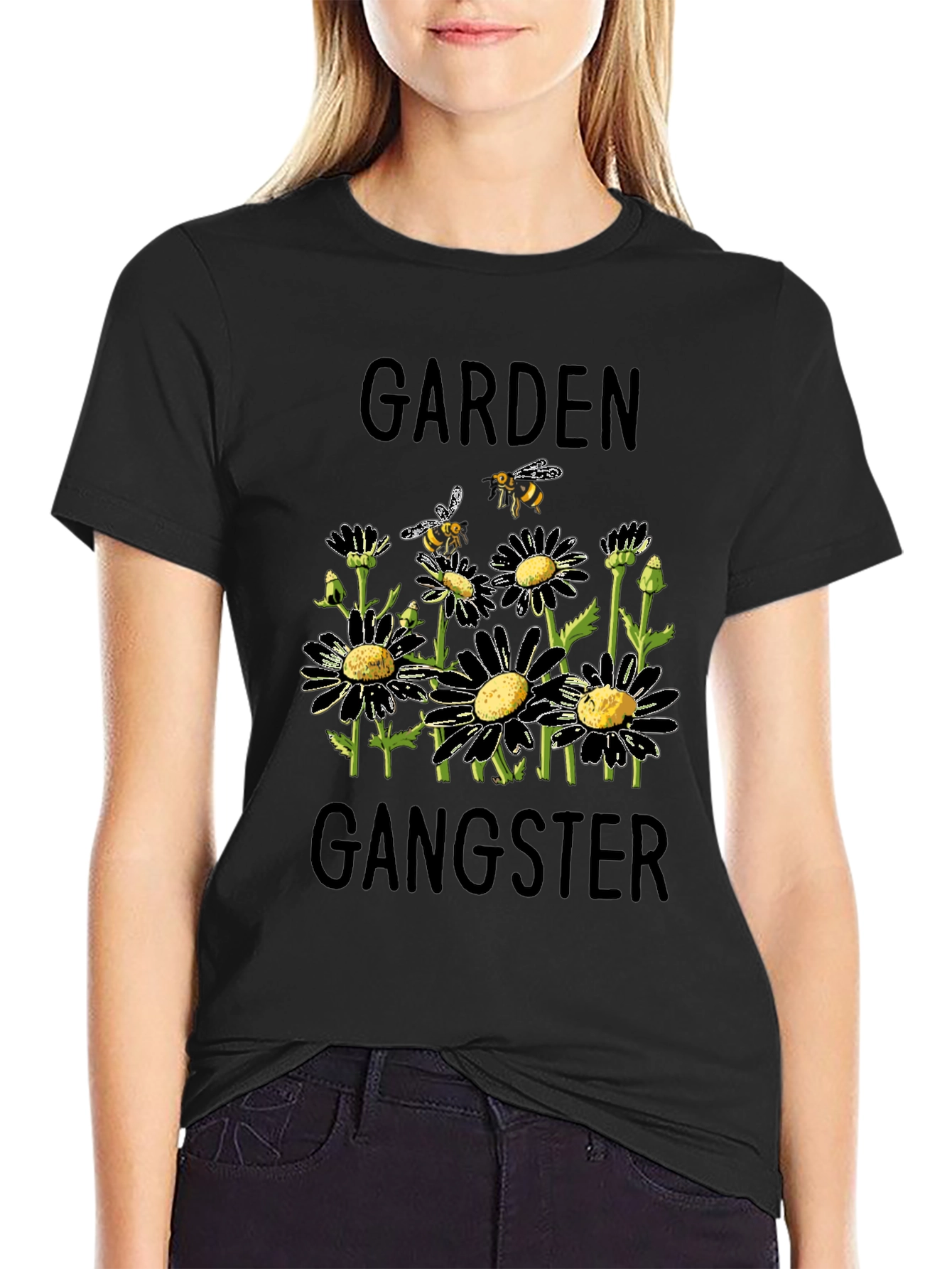 Garden Gangster Black T-Shirt