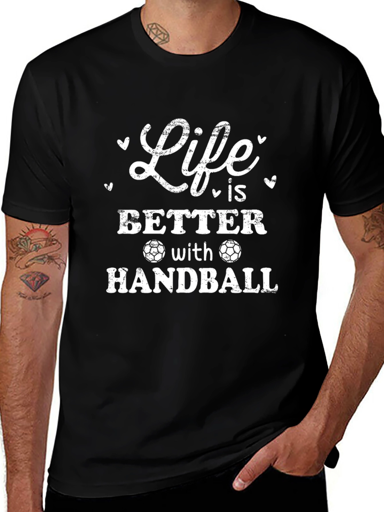 Life Is Better With Handball T-Shirt
