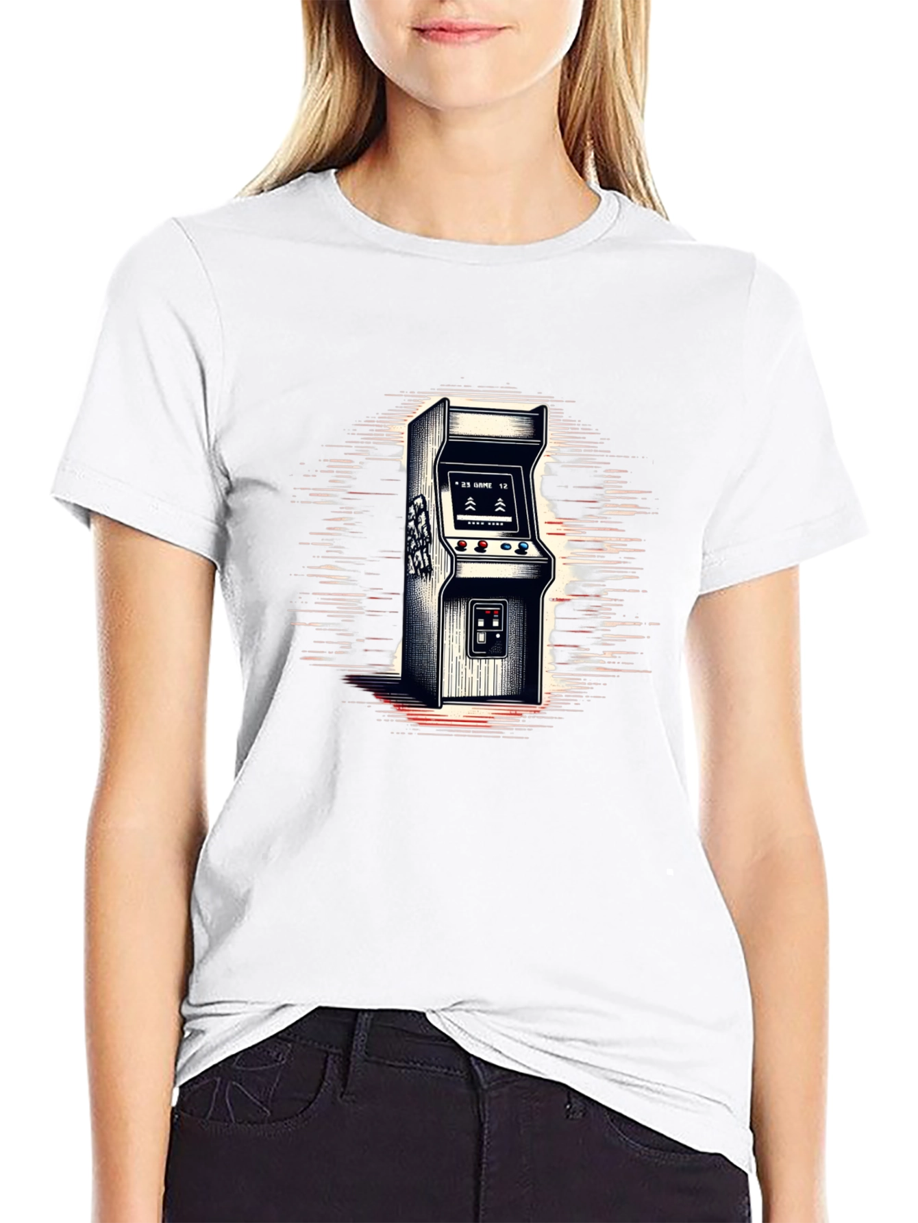 Retro Arcade Game T-Shirt - Classic Gamer Style