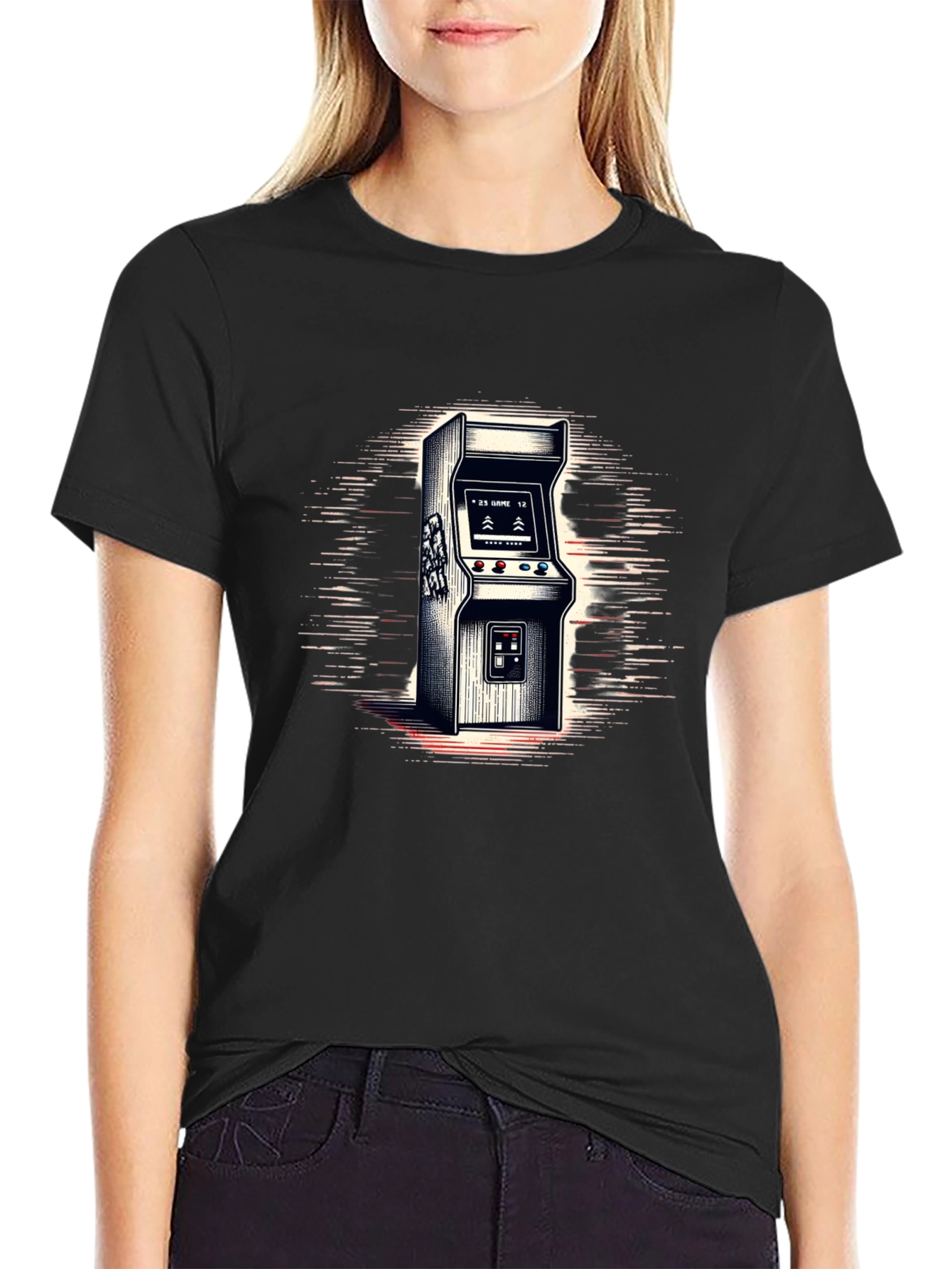 Retro Arcade Game T-Shirt - Classic Gamer Style