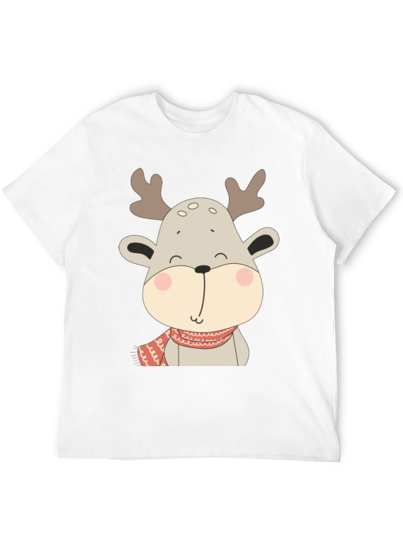 Cute Reindeer Graphic T-Shirt