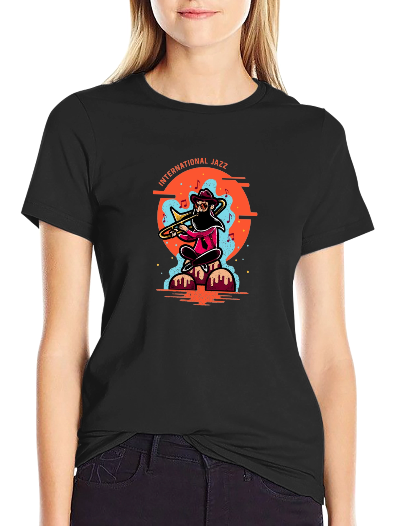 International Jazz T-Shirt - Cool Musician Graphic Tee