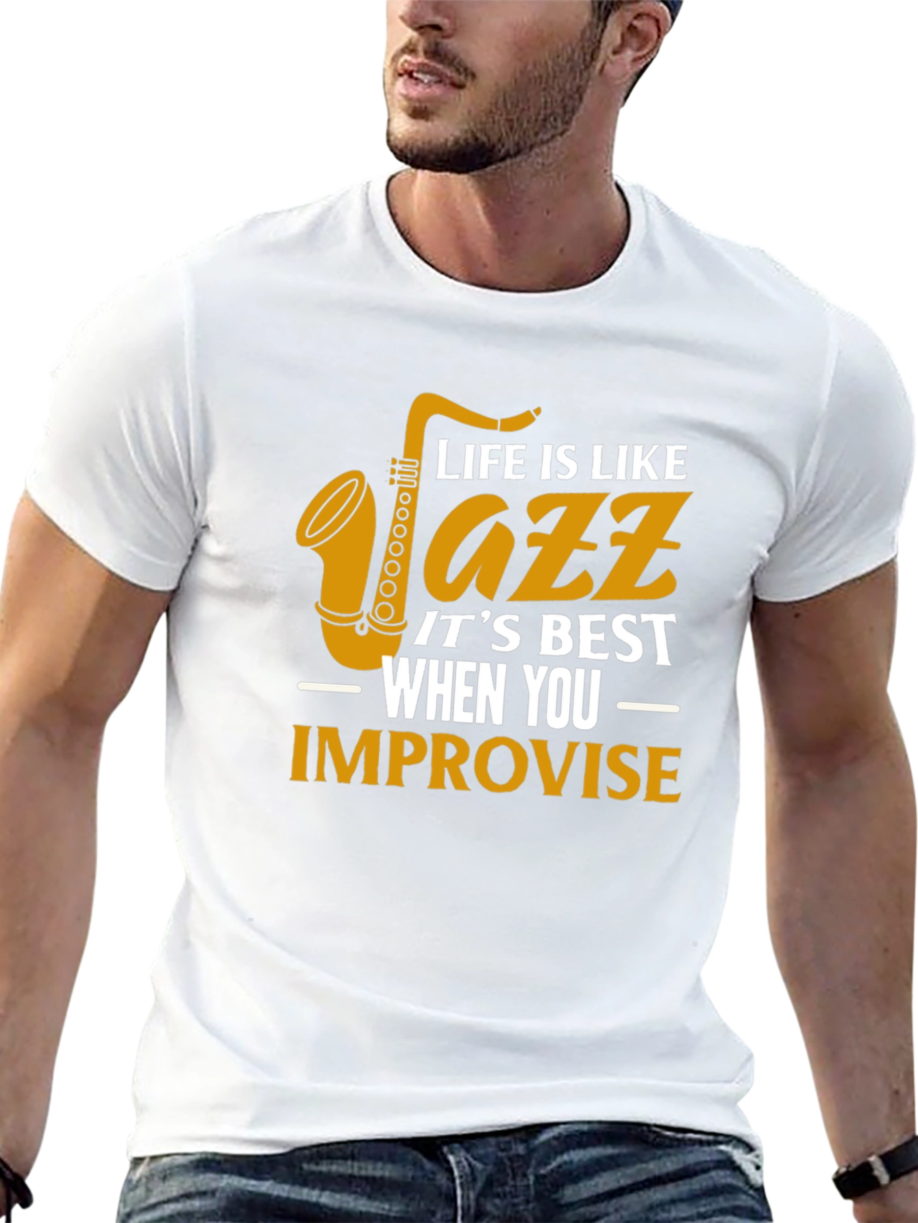 Life is Like Jazz Graphic T-Shirt
