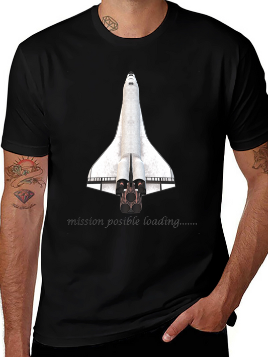 Mission Possible Space Shuttle Graphic T-Shirt