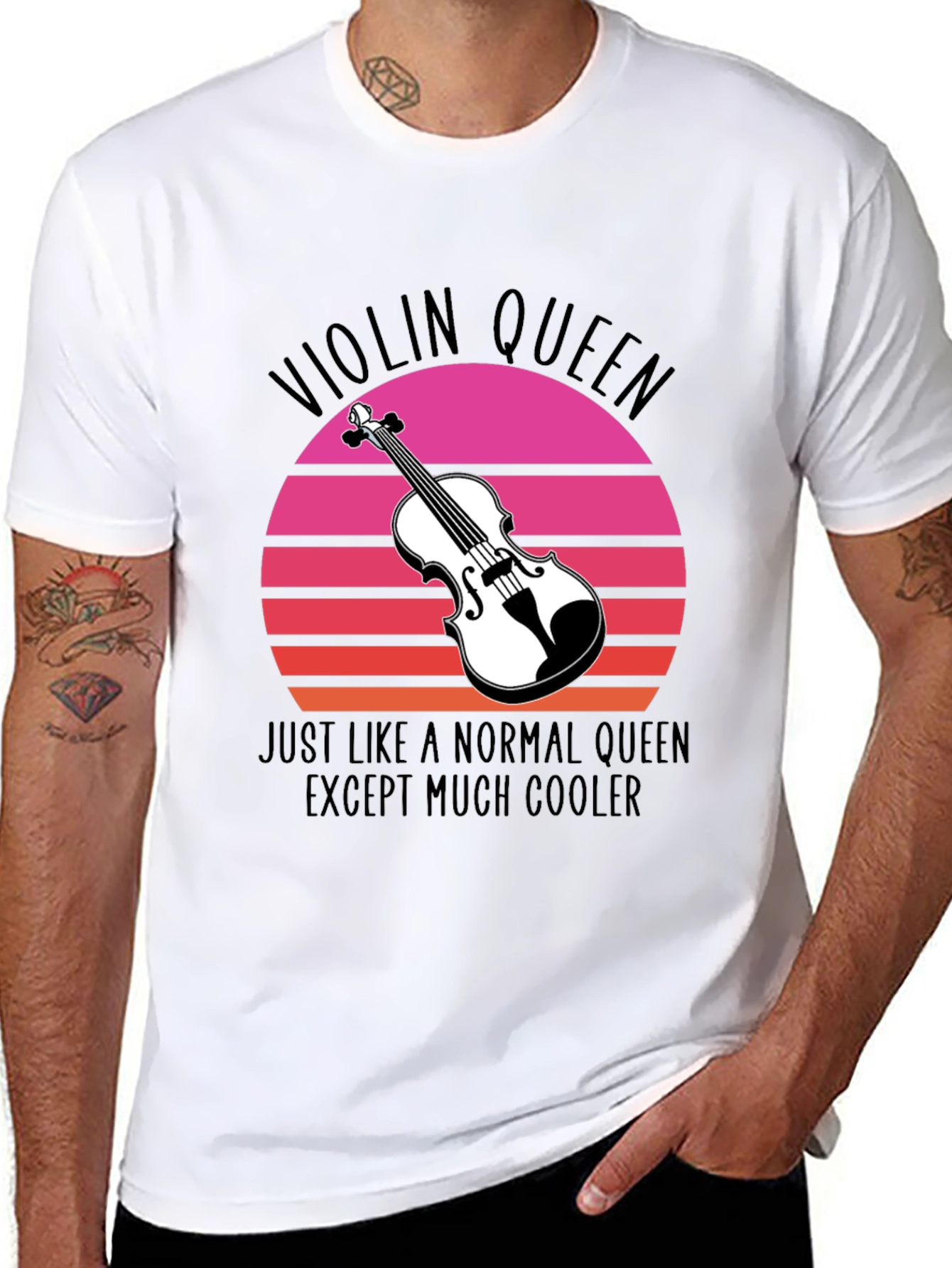 Violin Queen T-Shirt - Musician Novelty Tee