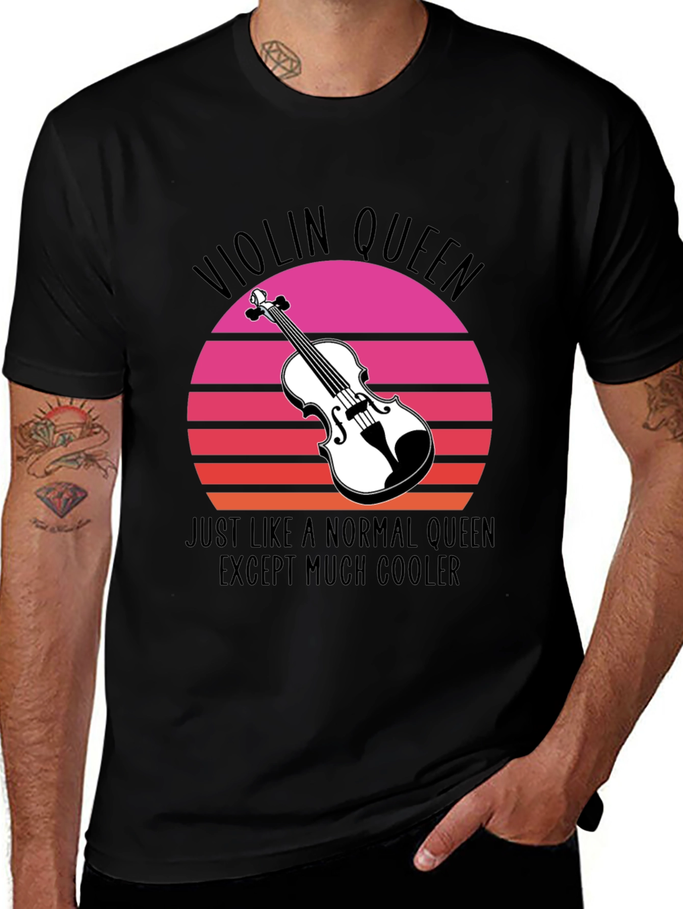 Violin Queen T-Shirt - Musician Novelty Tee