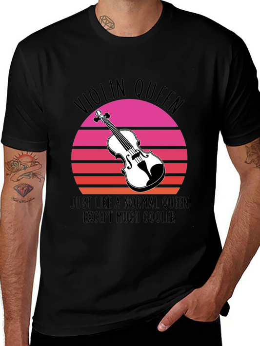 Violin Queen T-Shirt - Musician Novelty Tee