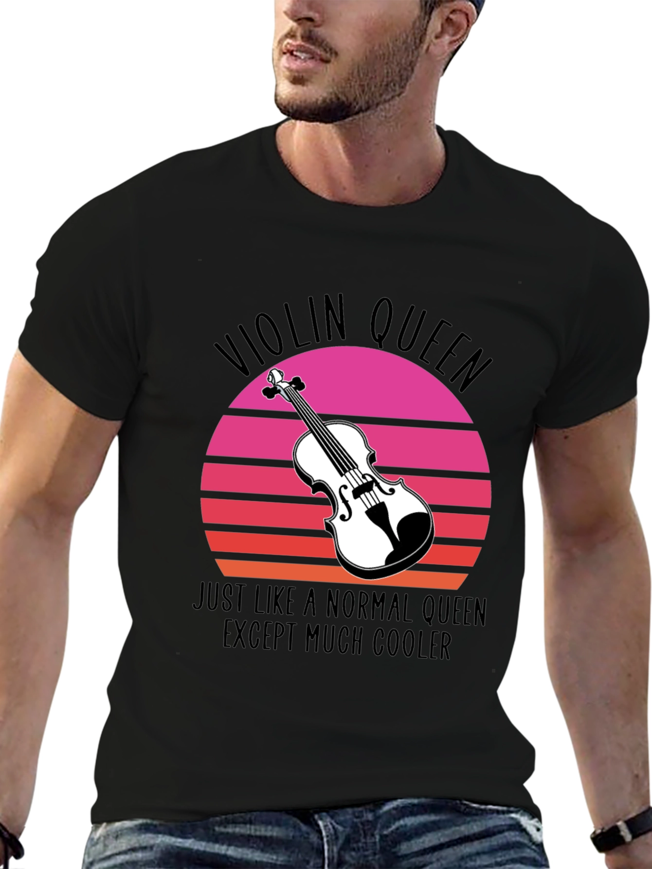 Violin Queen T-Shirt - Musician Novelty Tee