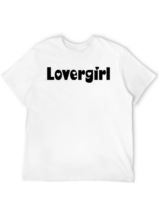 Lovergirl Heart Graphic Crew Neck T-Shirt