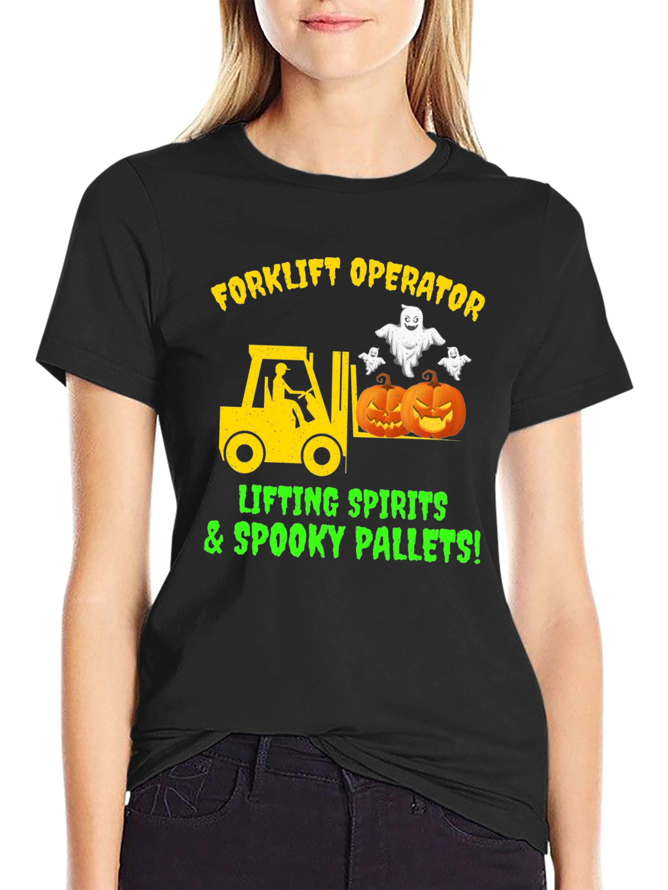 Forklift Operator Halloween T-Shirt