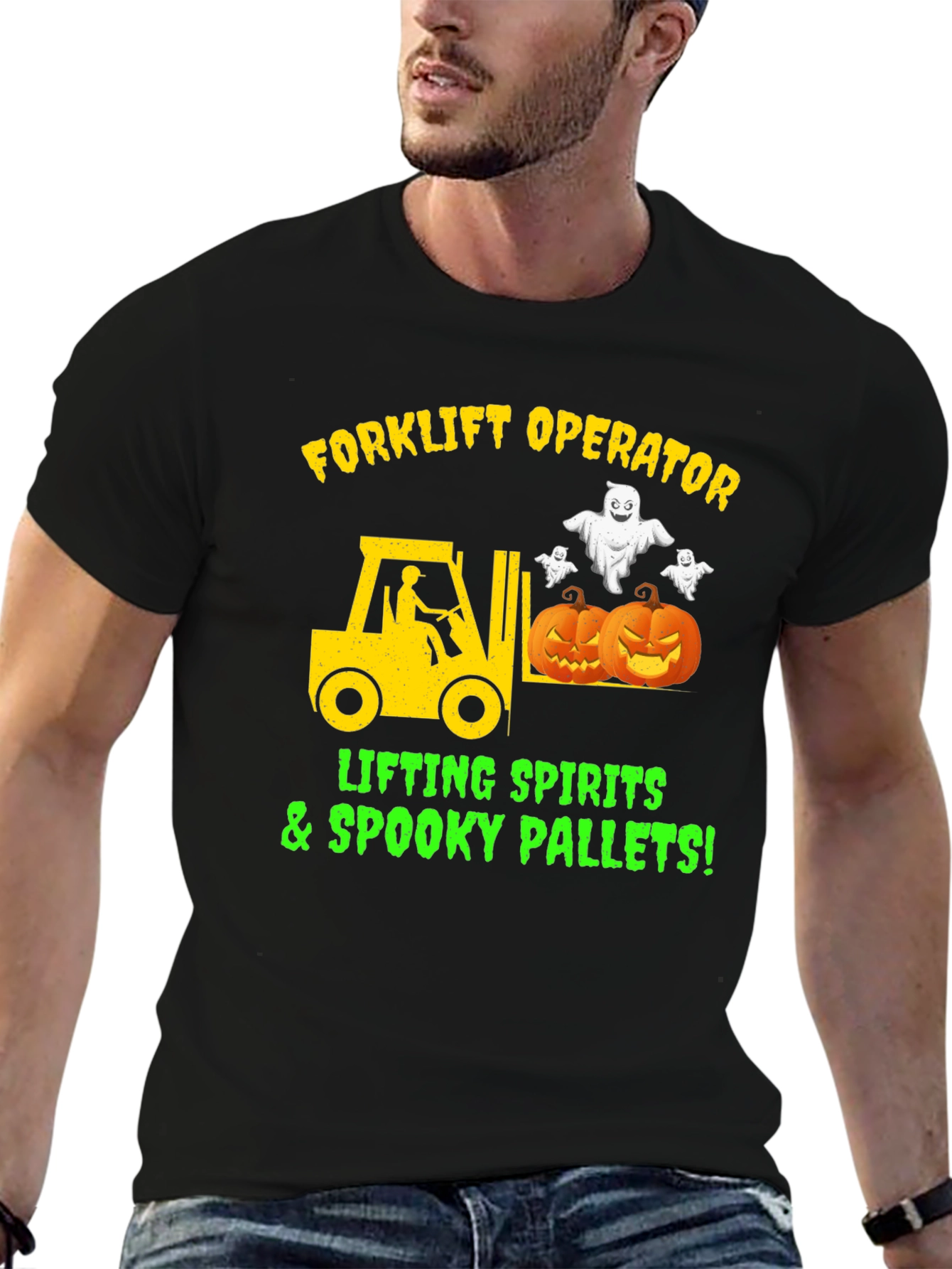 Forklift Operator Halloween T-Shirt