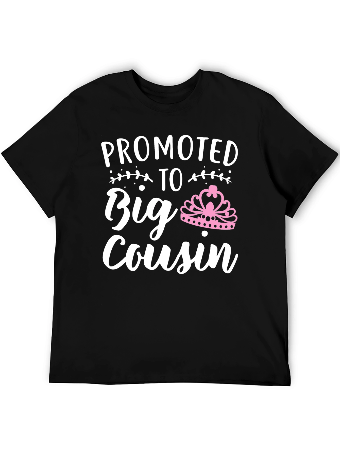 Promoted to Big Cousin T-Shirt - Black Tee