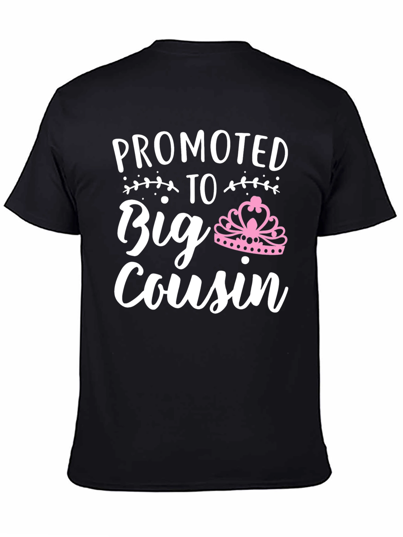 Promoted to Big Cousin T-Shirt - Black Tee