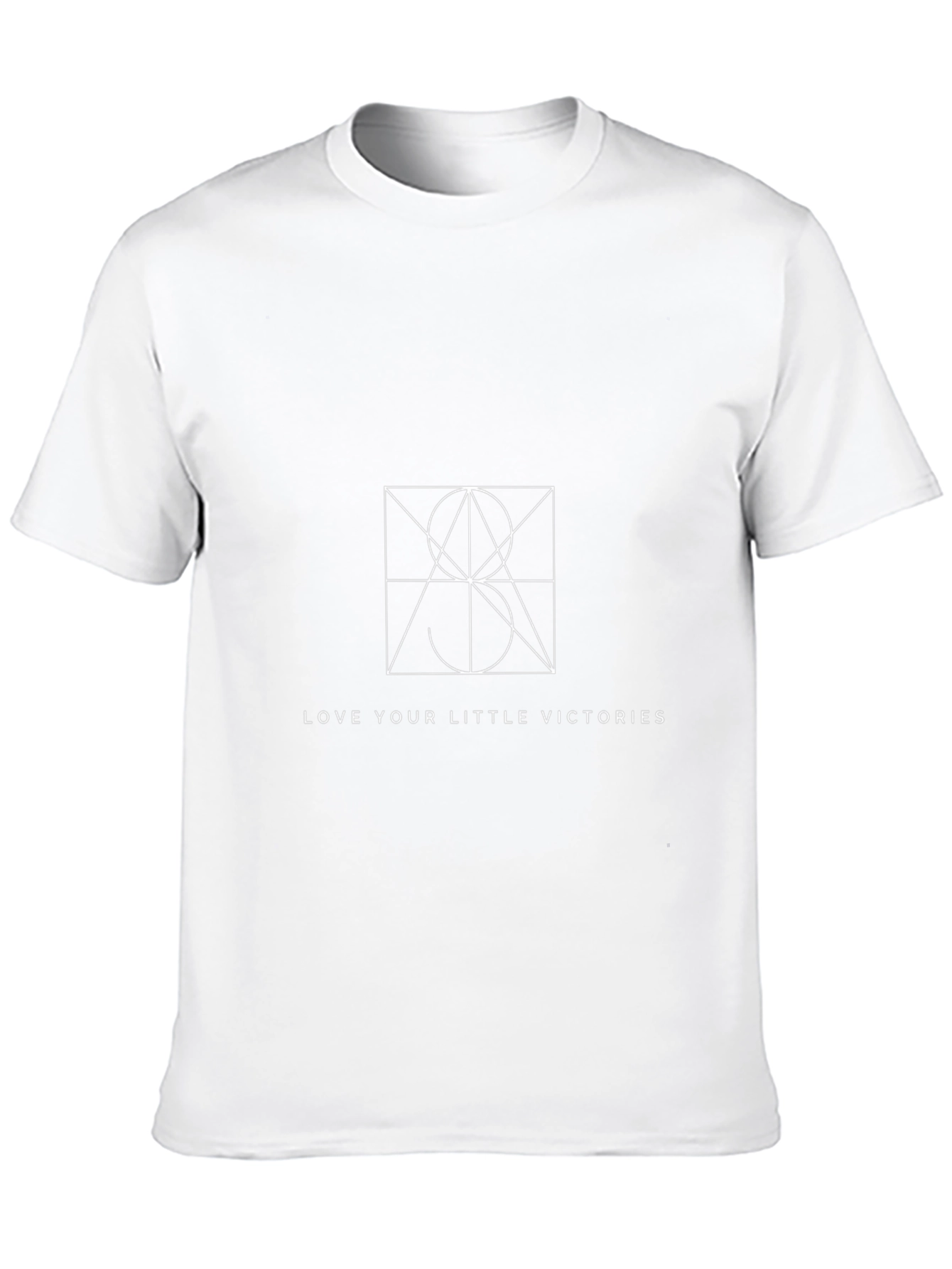Geometric Black T-Shirt - Love Your Little Victories