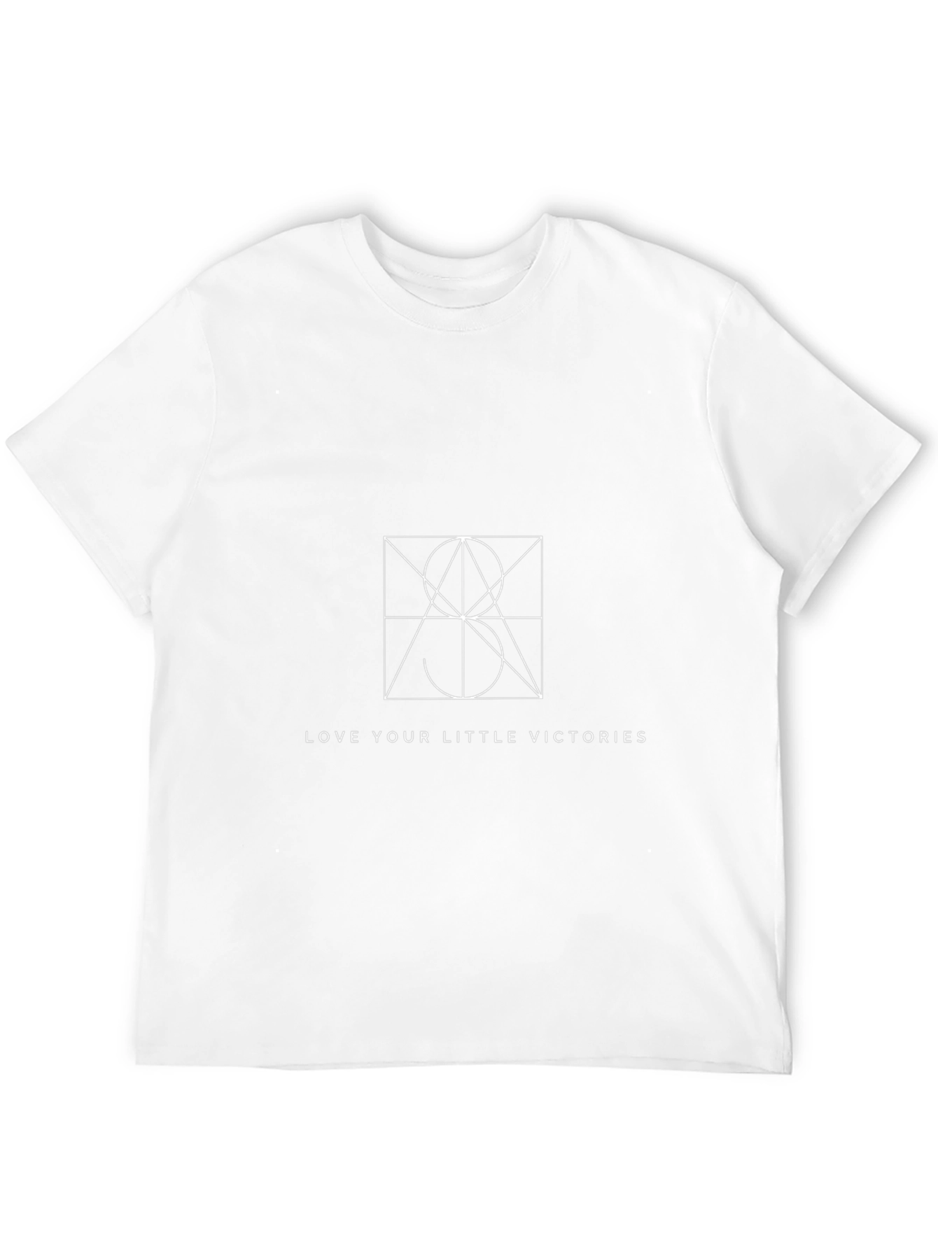 Geometric Black T-Shirt - Love Your Little Victories