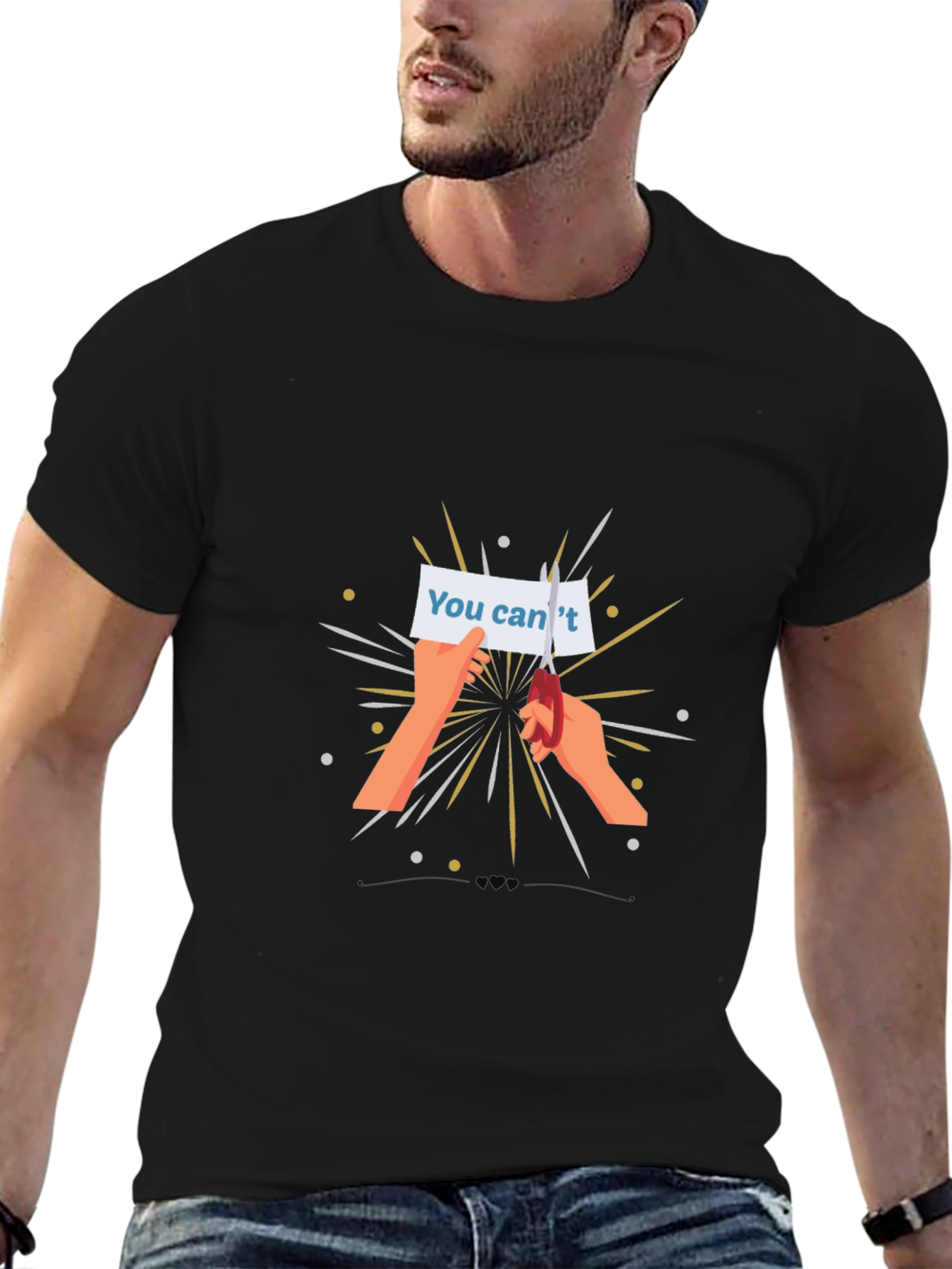 Empowering T-Shirt - You Cant Cut Out Design