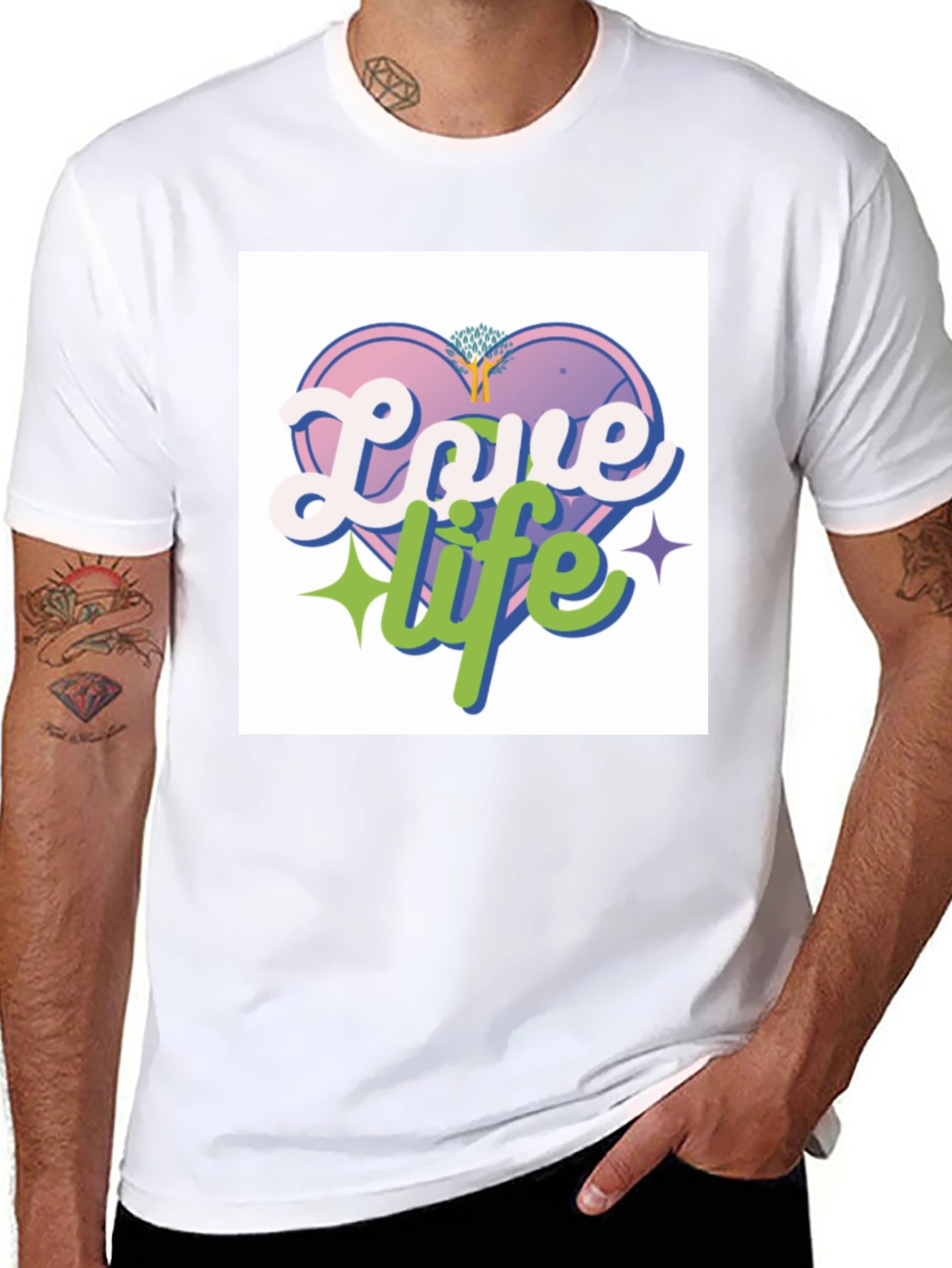 Love Life Graphic T-Shirt - Soft Cotton Blend