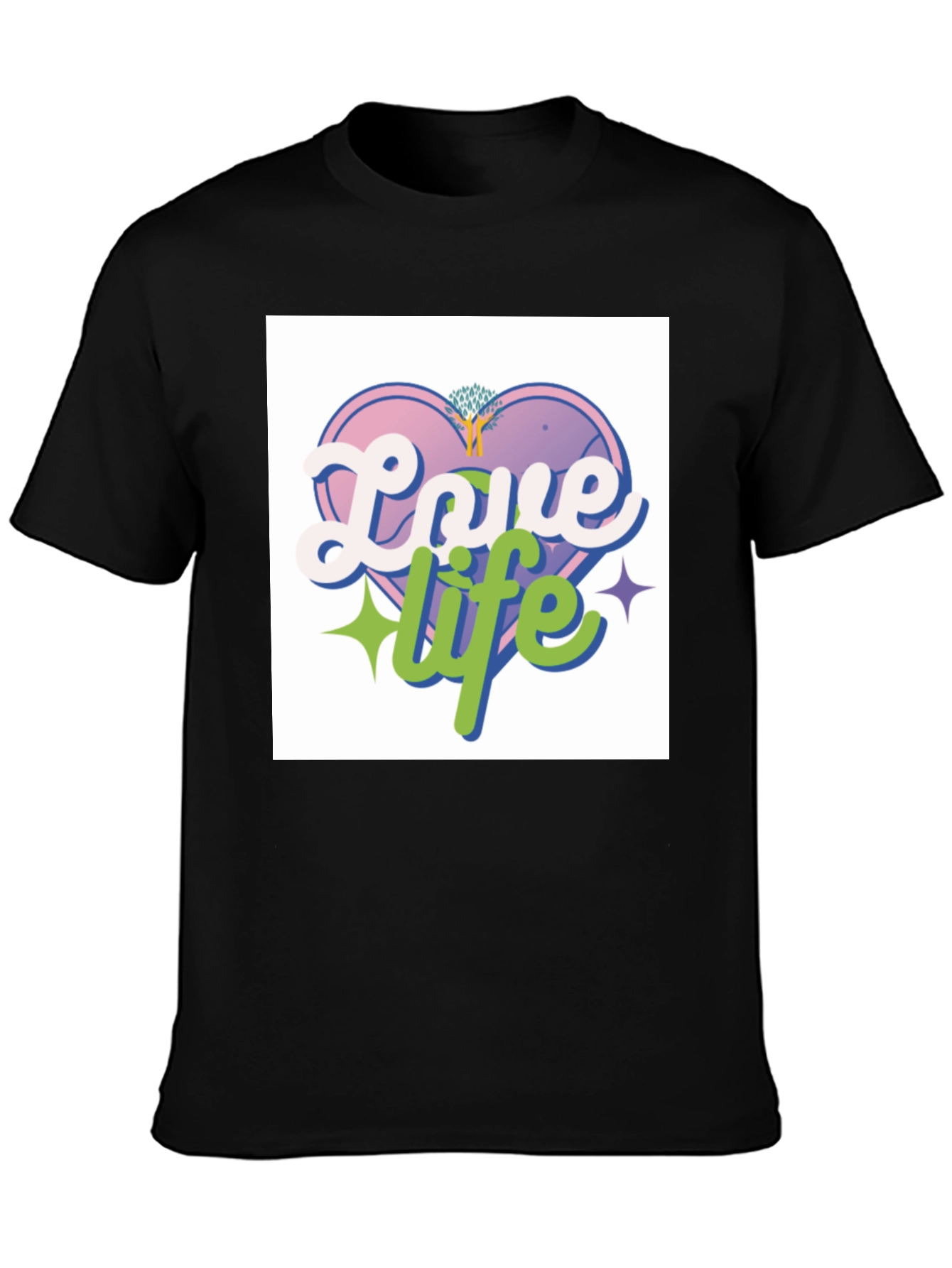 Love Life Graphic T-Shirt - Soft Cotton Blend
