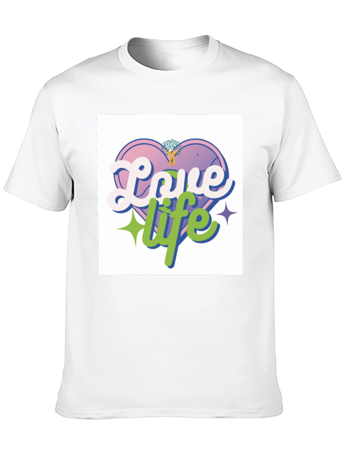 Love Life Graphic T-Shirt - Soft Cotton Blend