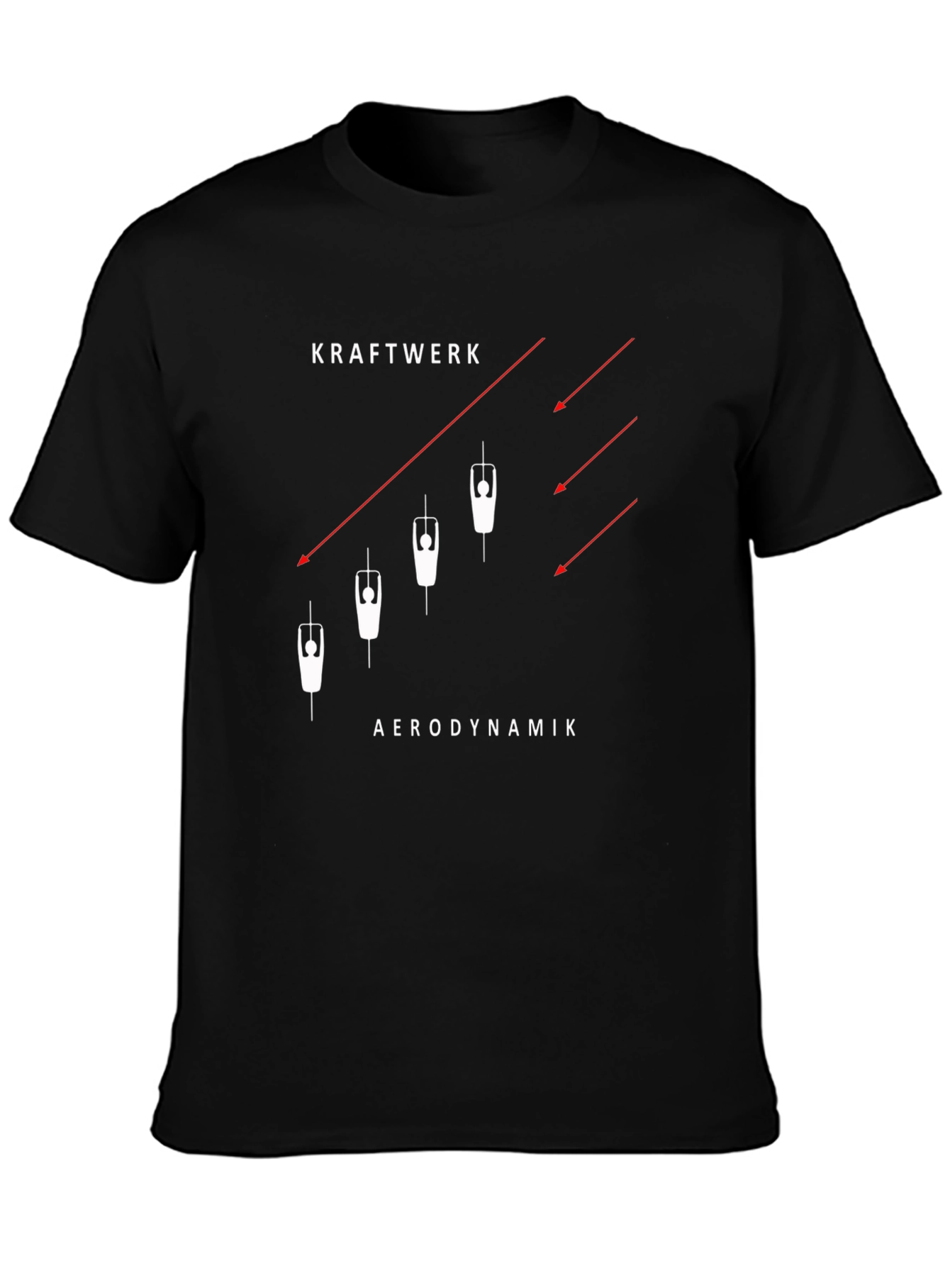 Kraftwerk Aerodynamik Graphic T-Shirt - Black
