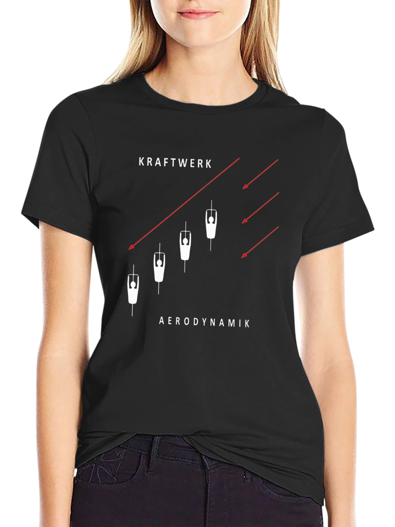 Kraftwerk Aerodynamik Graphic T-Shirt - Black
