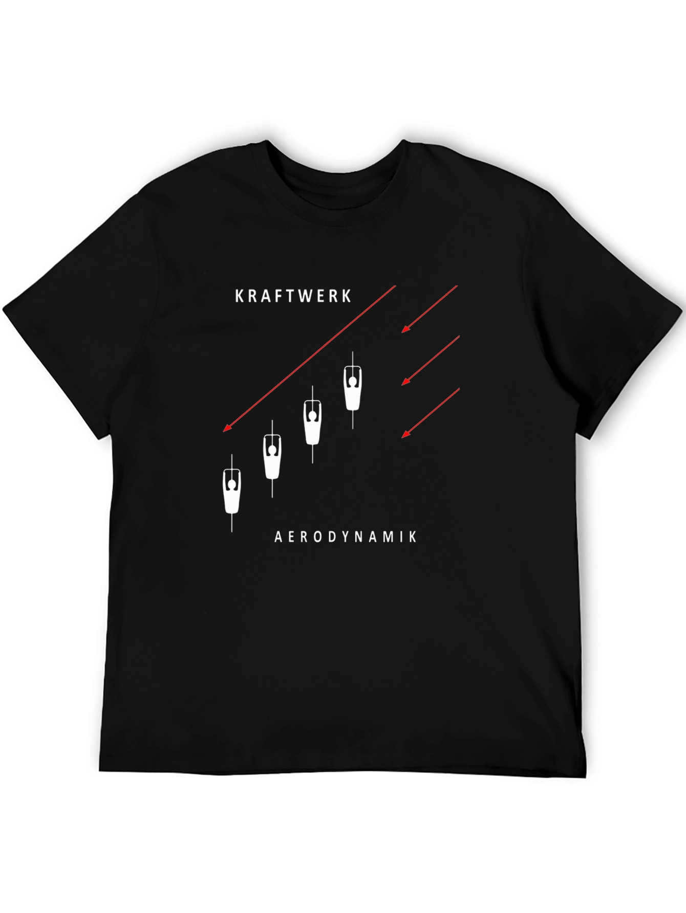 Kraftwerk Aerodynamik Graphic T-Shirt - Black