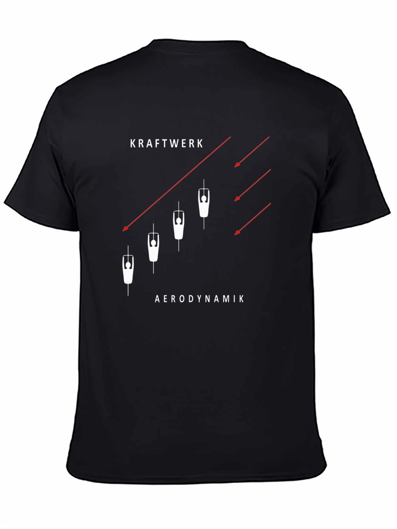 Kraftwerk Aerodynamik Graphic T-Shirt - Black