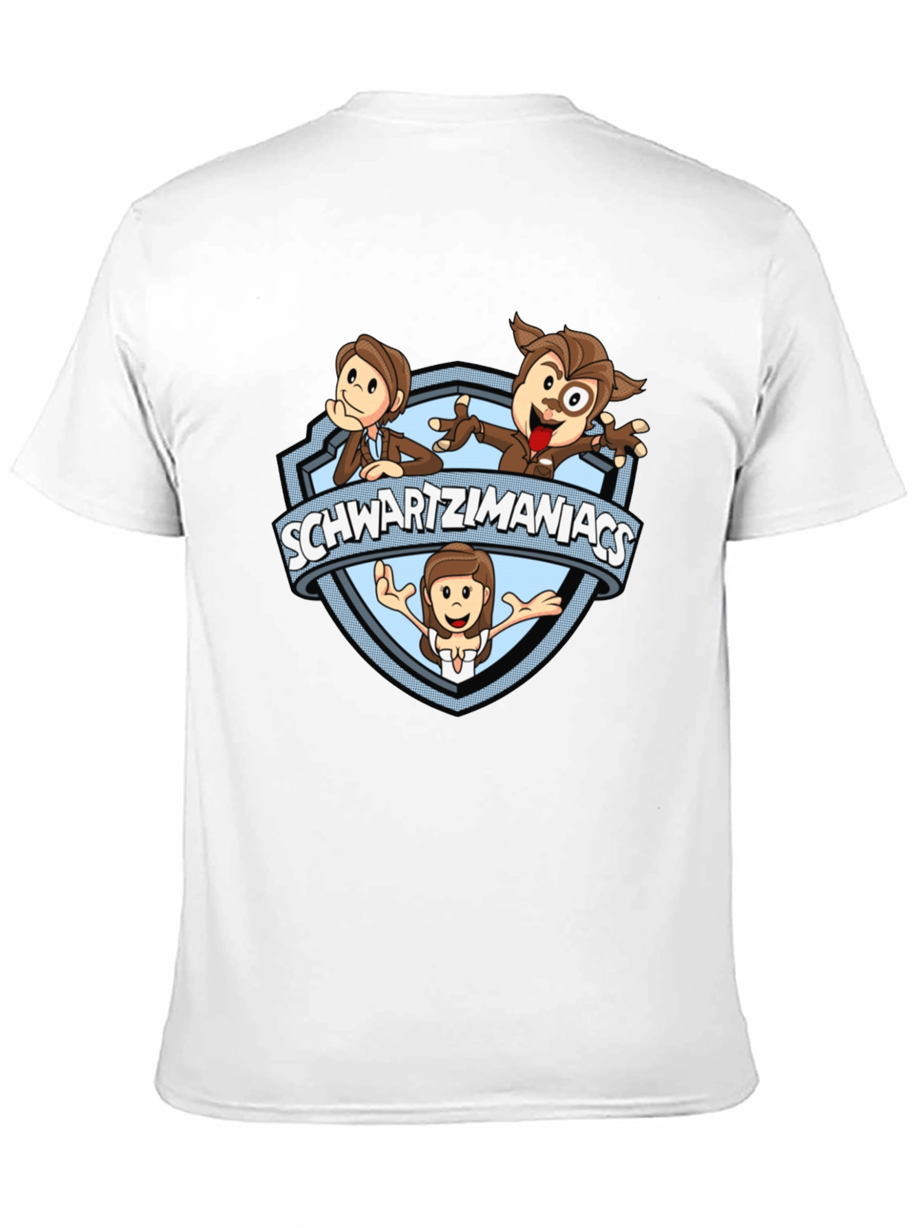 Schwartzimanizcs Cartoon Black T-Shirt
