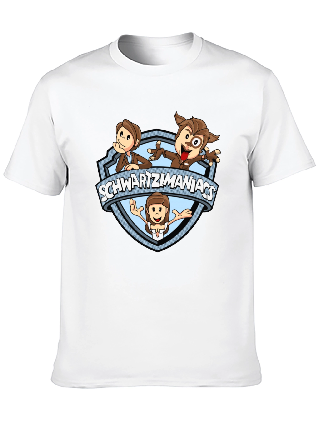 Schwartzimanizcs Cartoon Black T-Shirt