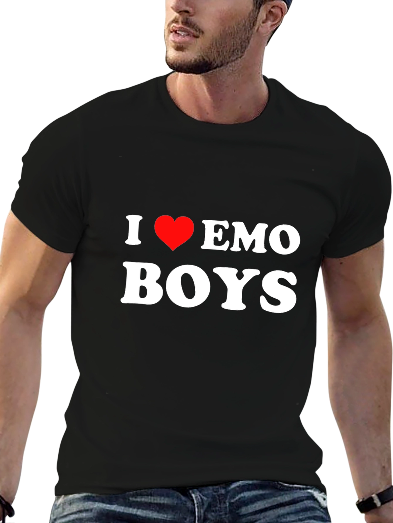 I Heart Emo Boys Graphic Tee