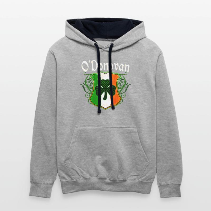O'Donovan Irish Surname Ireland Flag Shamrock