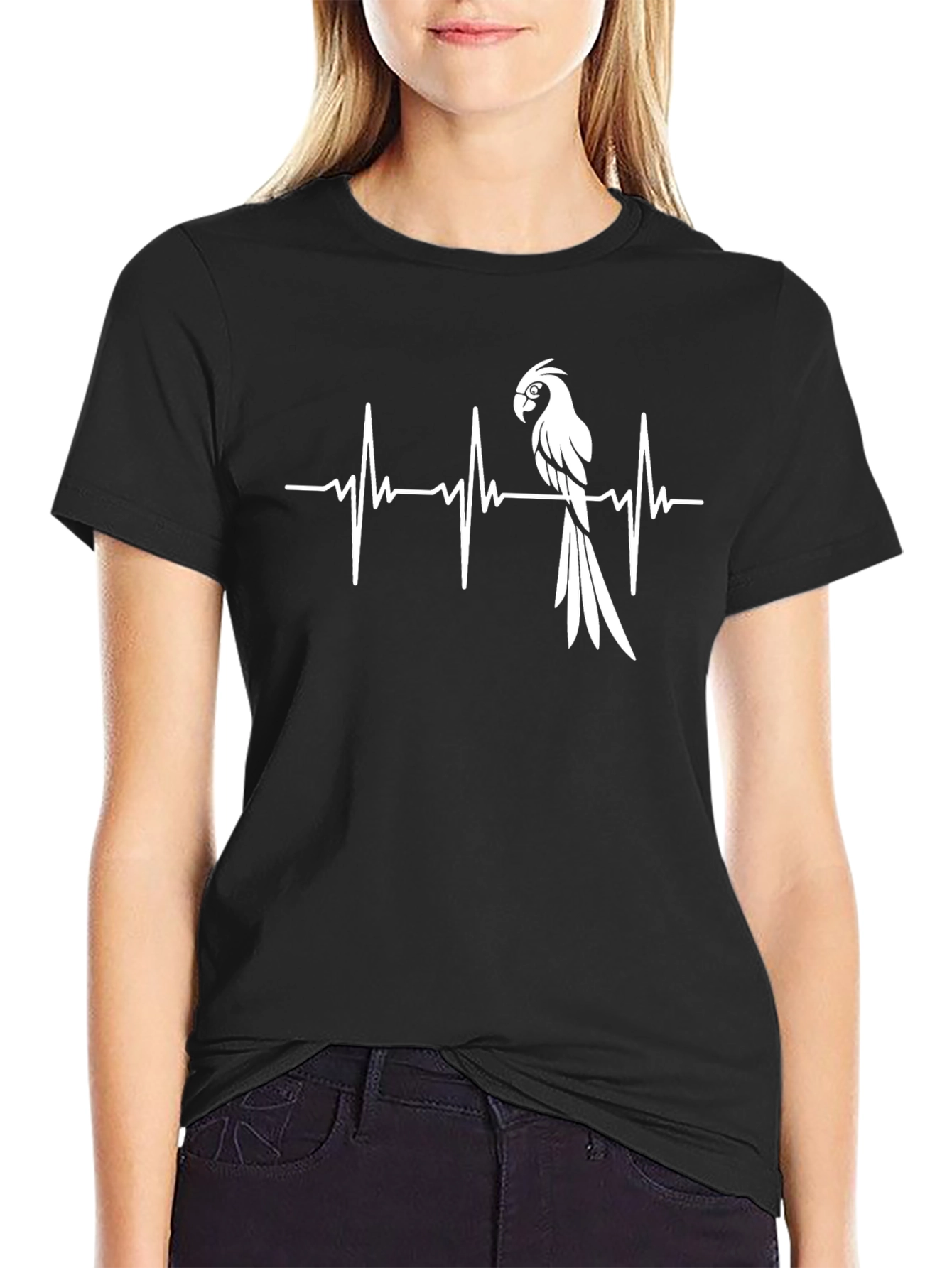 Parrot Lifeline T-Shirt - Novelty Bird Lover Tee