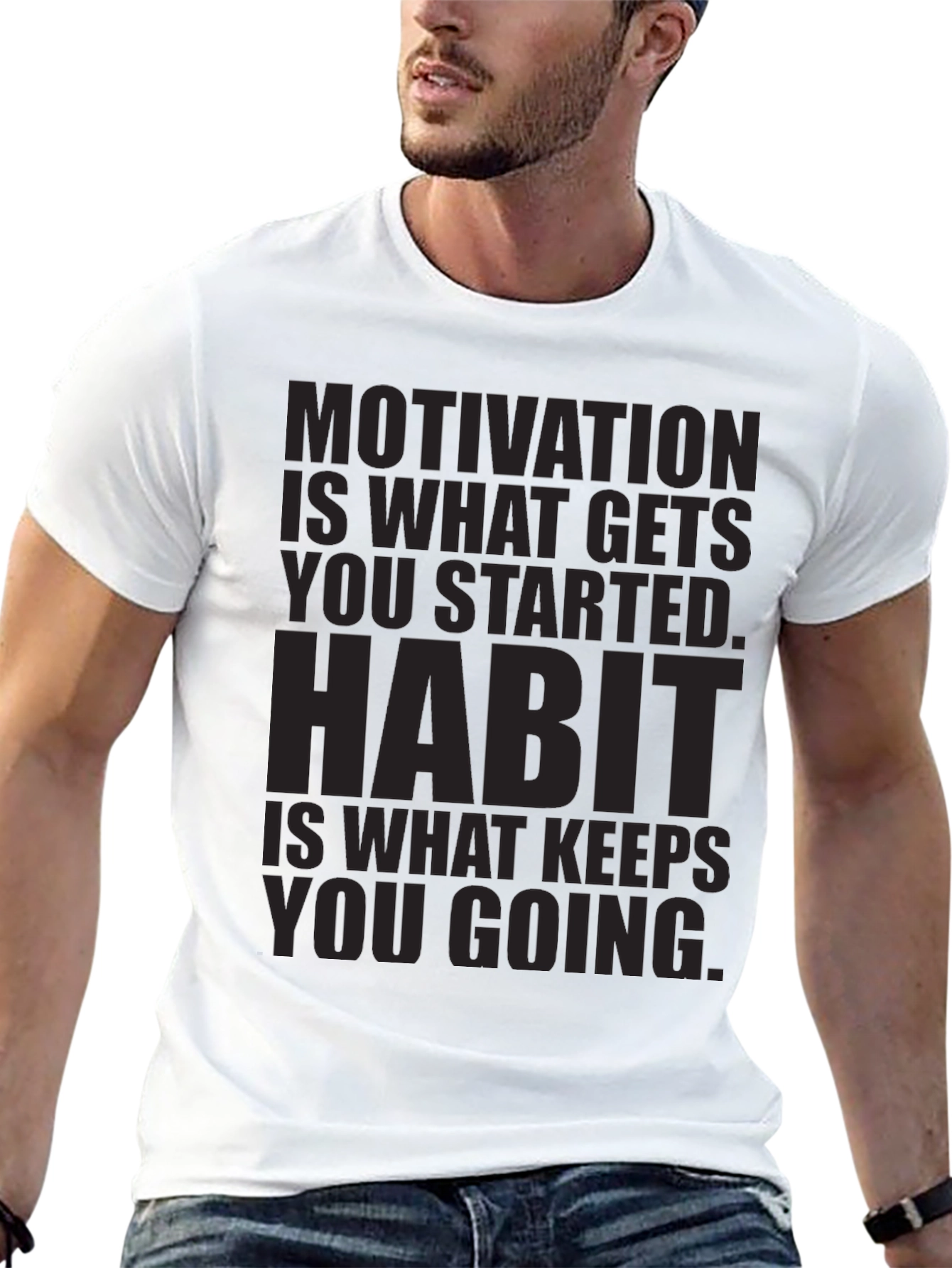 Motivation & Habit Graphic T-Shirt