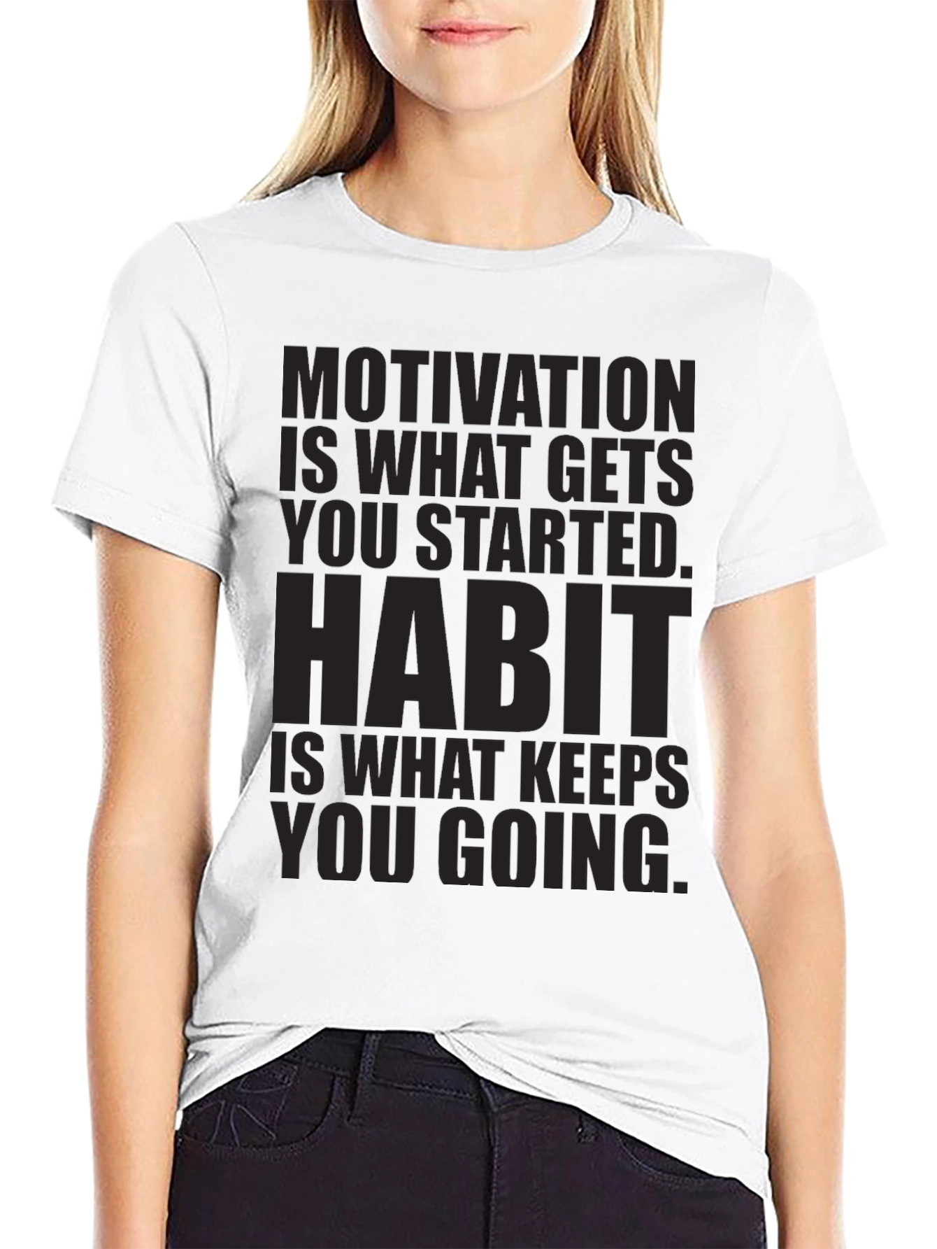 Motivation & Habit Graphic T-Shirt