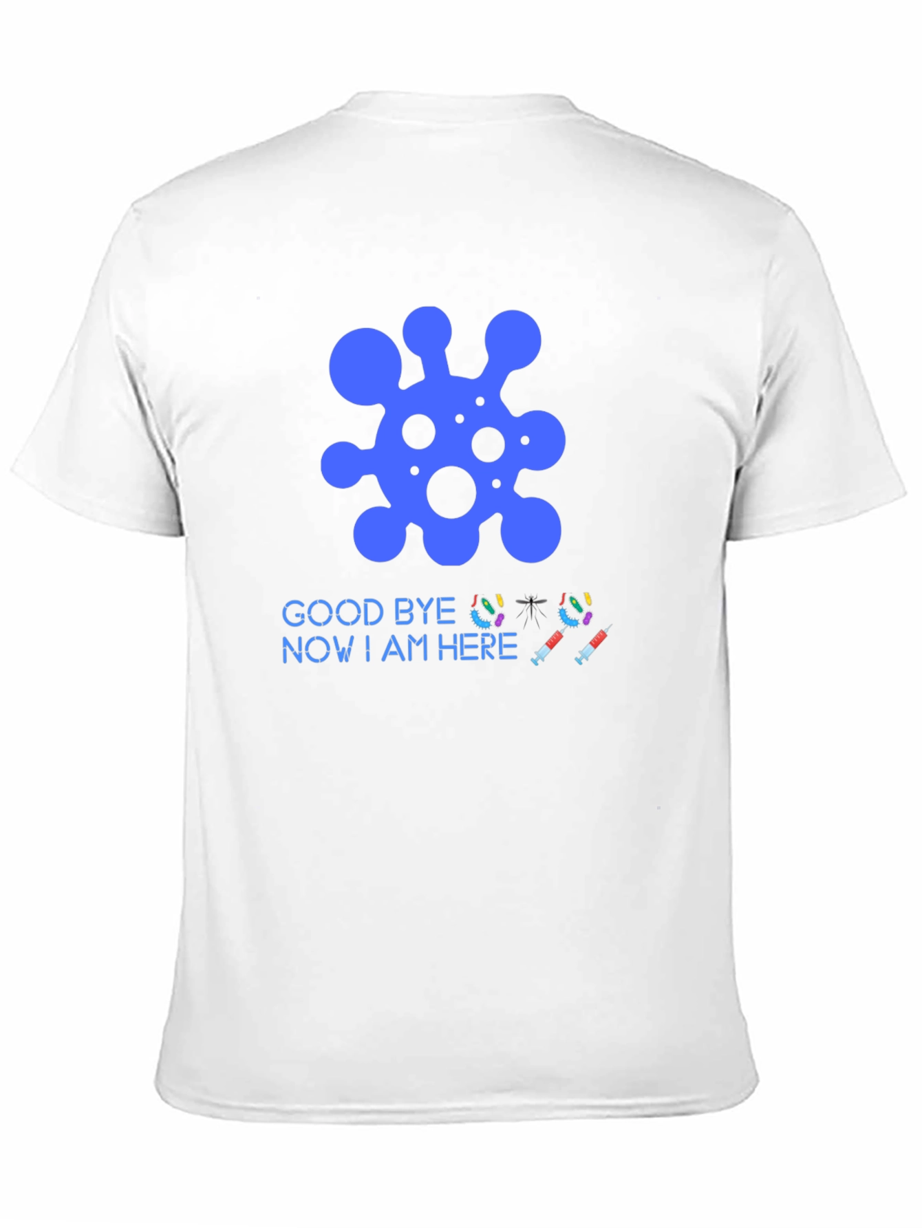 Vaccine T-Shirt: Goodbye Virus Hello Protection