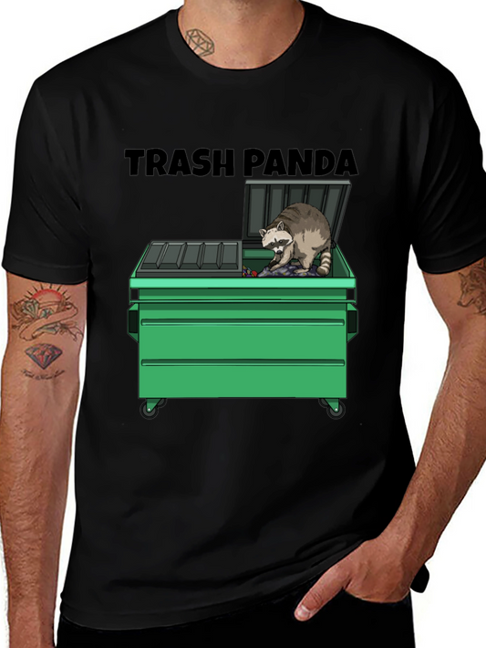 Trash Panda Graphic T-Shirt - Funny Raccoon Tee