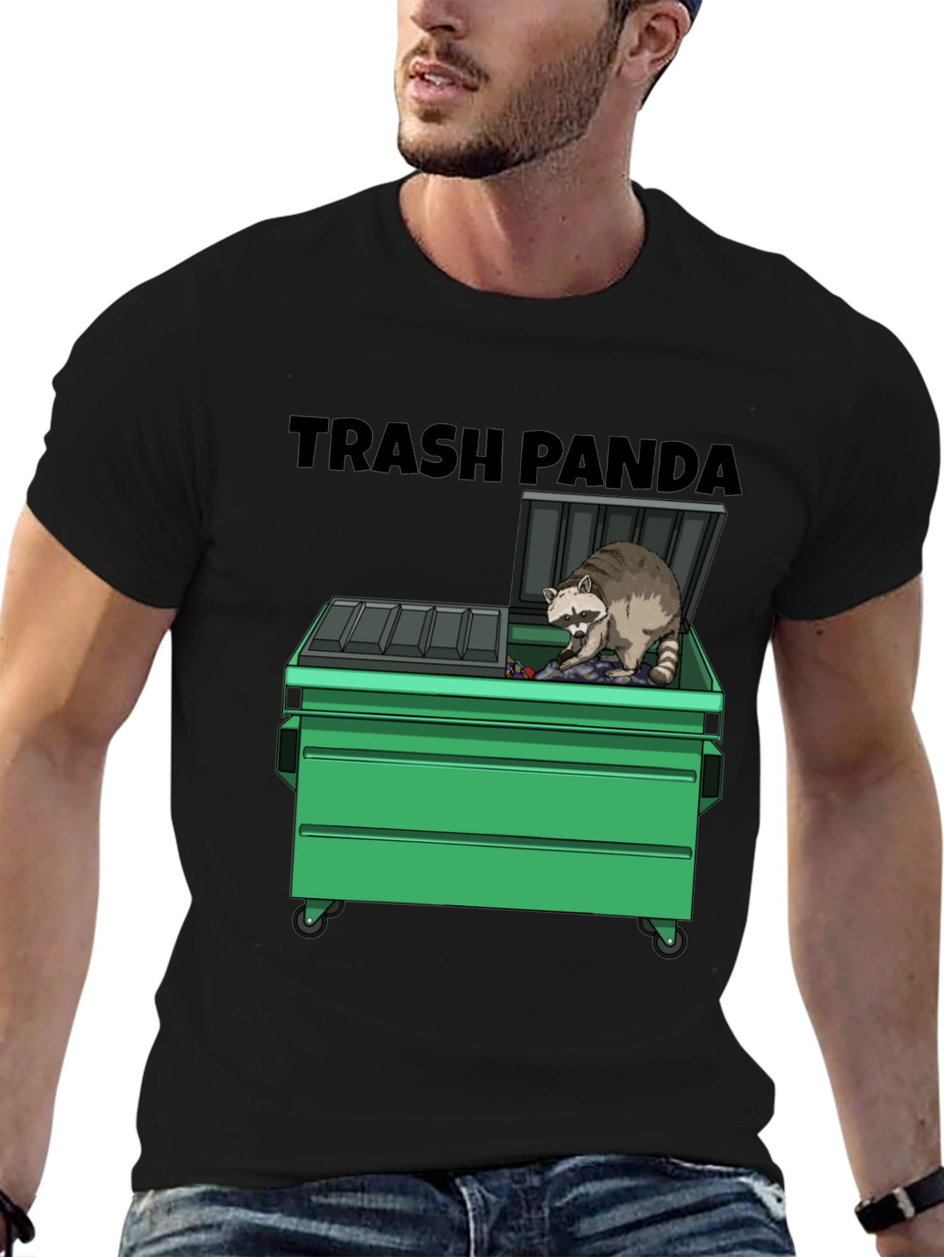 Trash Panda Graphic T-Shirt - Funny Raccoon Tee