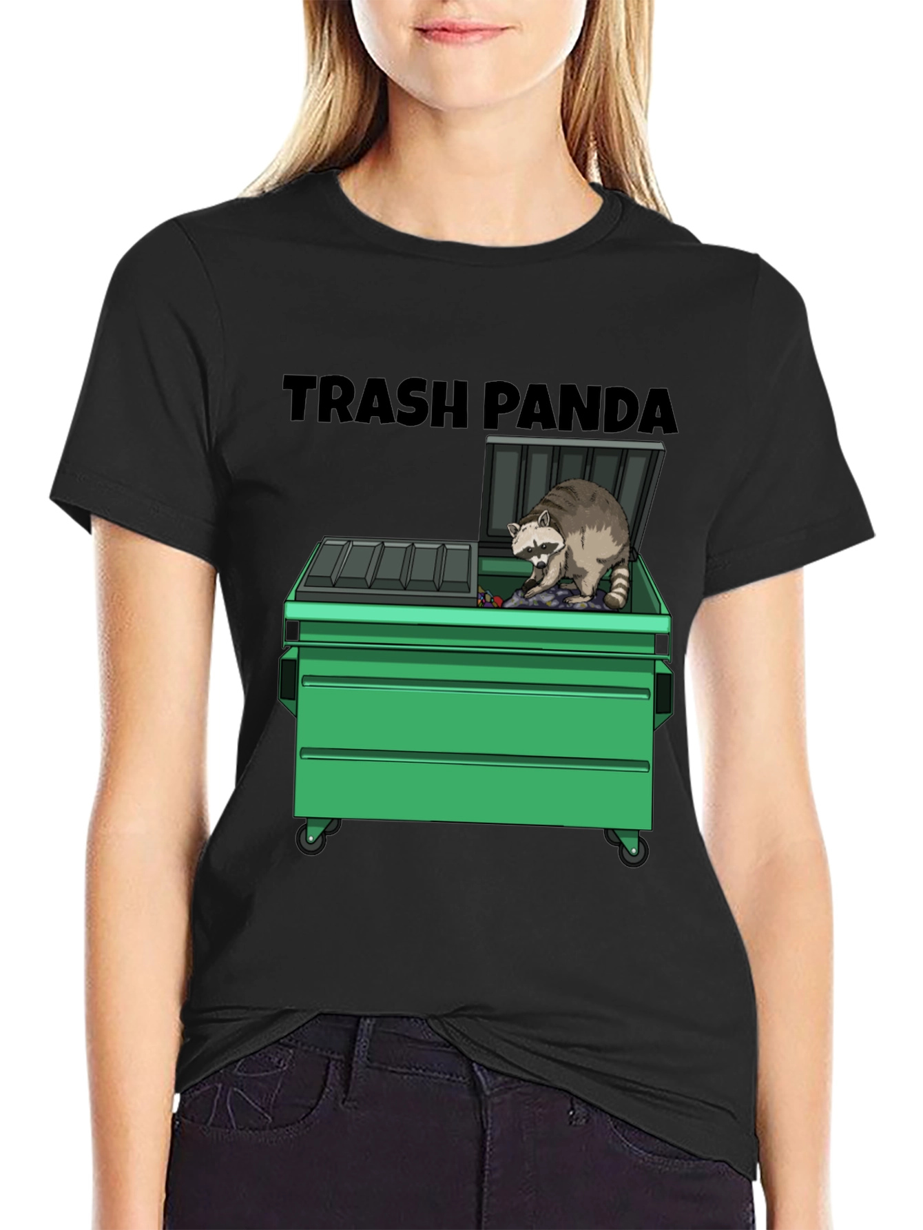 Trash Panda Graphic T-Shirt - Funny Raccoon Tee