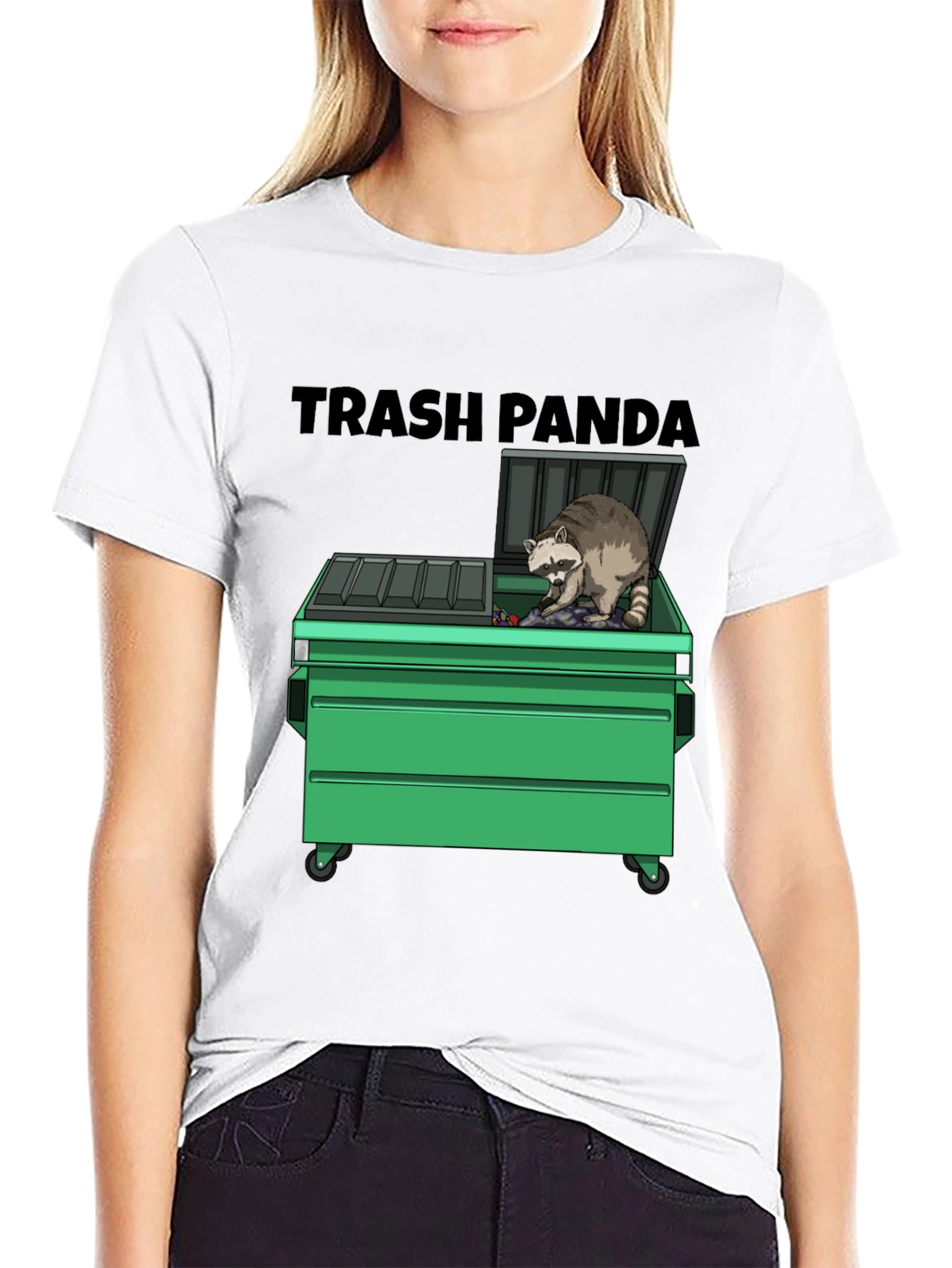 Trash Panda Graphic T-Shirt - Funny Raccoon Tee