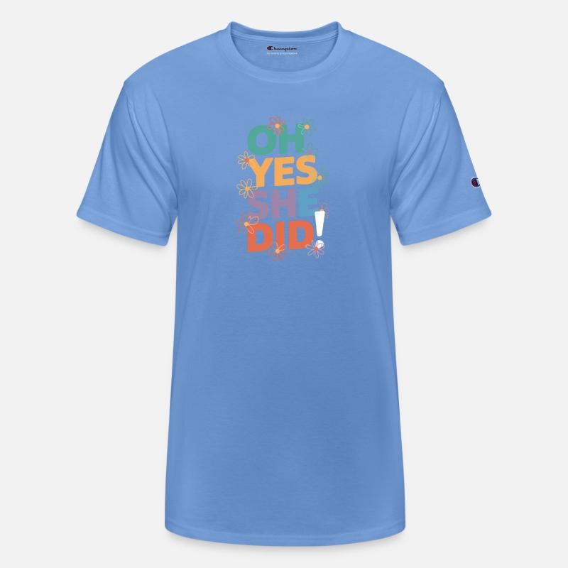 Oh Yes She Did! Floral Typography