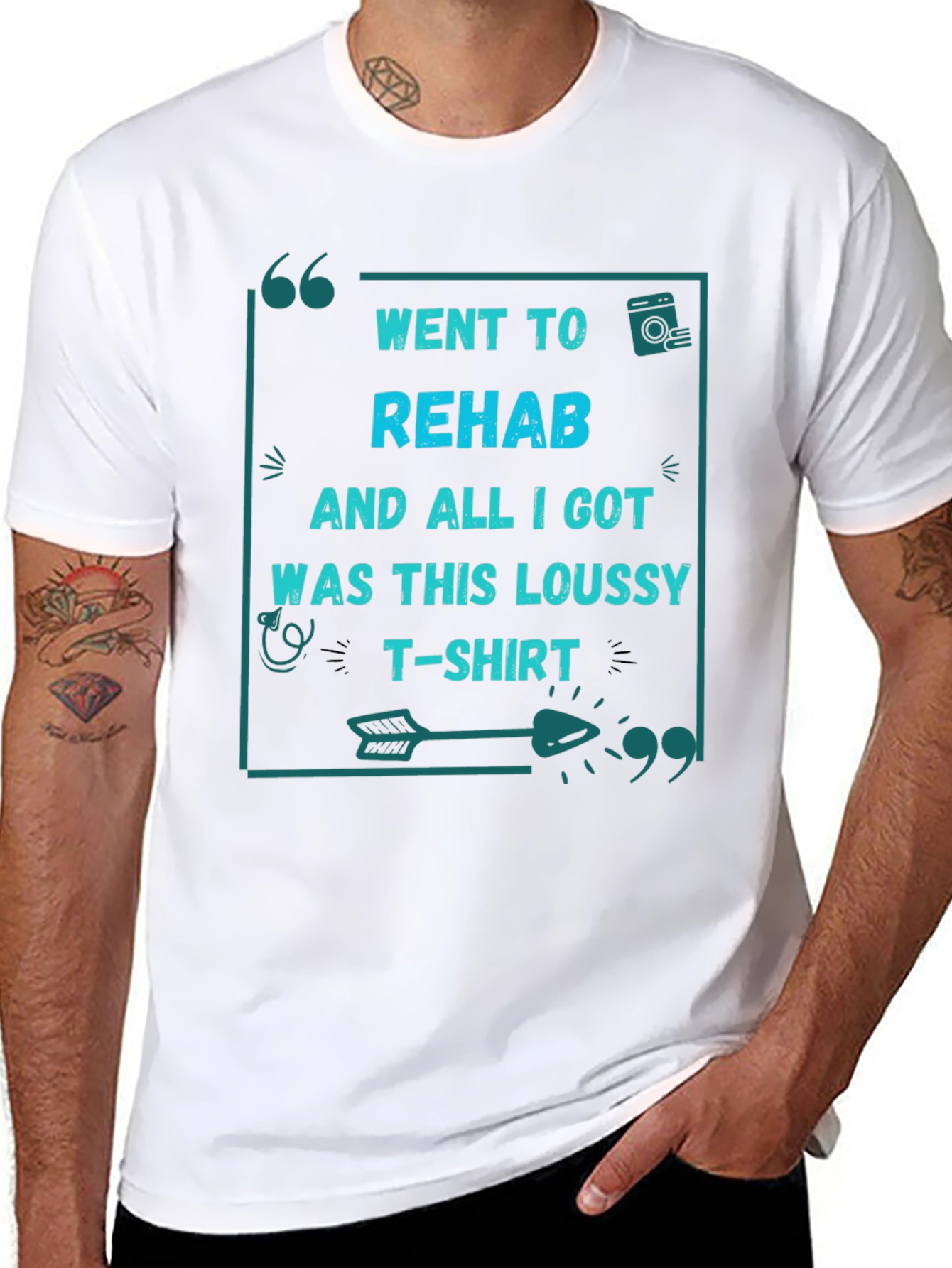Went to Rehab T-Shirt - Funny Sarcastic Tee