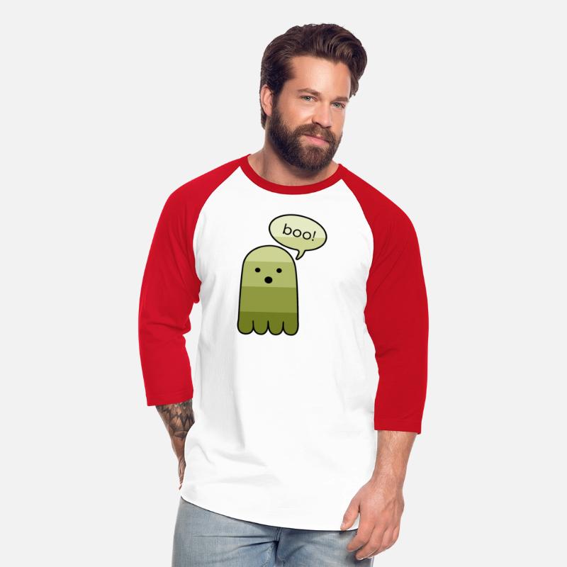 Olive Green Boo Ghost Halloween