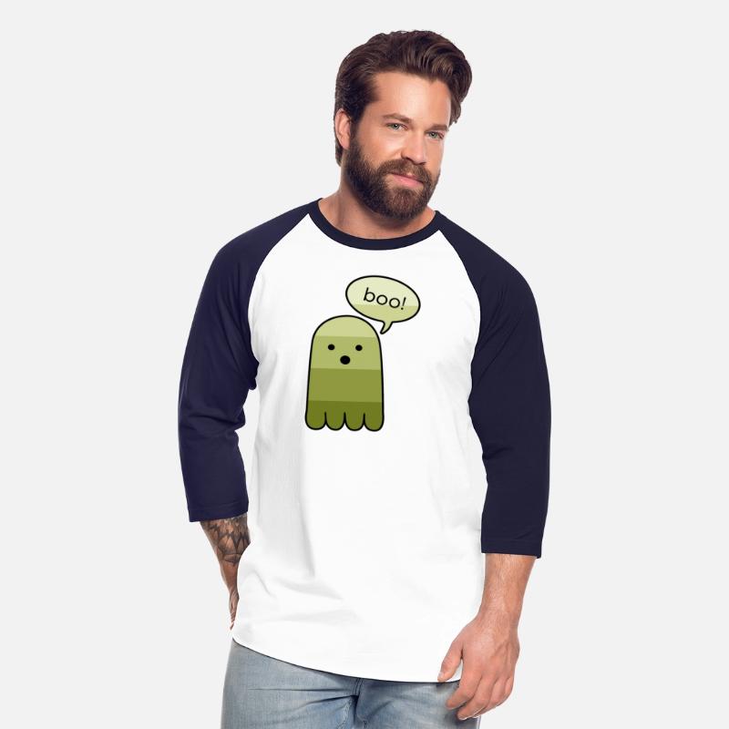 Olive Green Boo Ghost Halloween