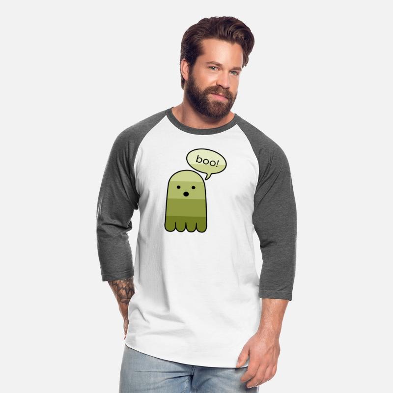 Olive Green Boo Ghost Halloween