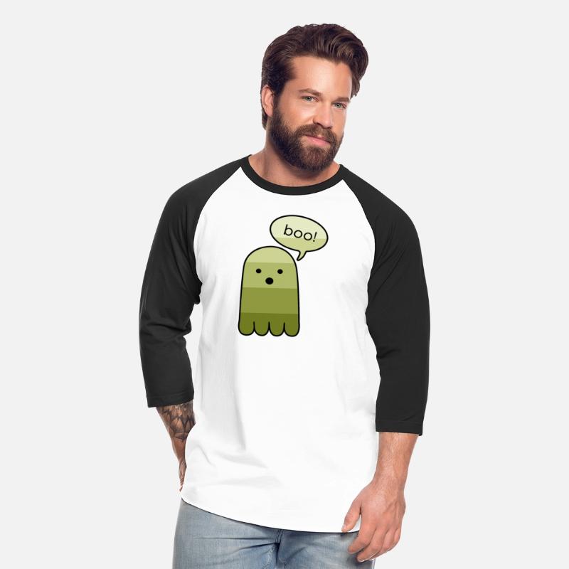 Olive Green Boo Ghost Halloween