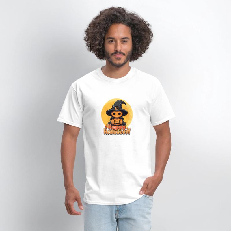 Orange Cute Happy Halloween T shirt